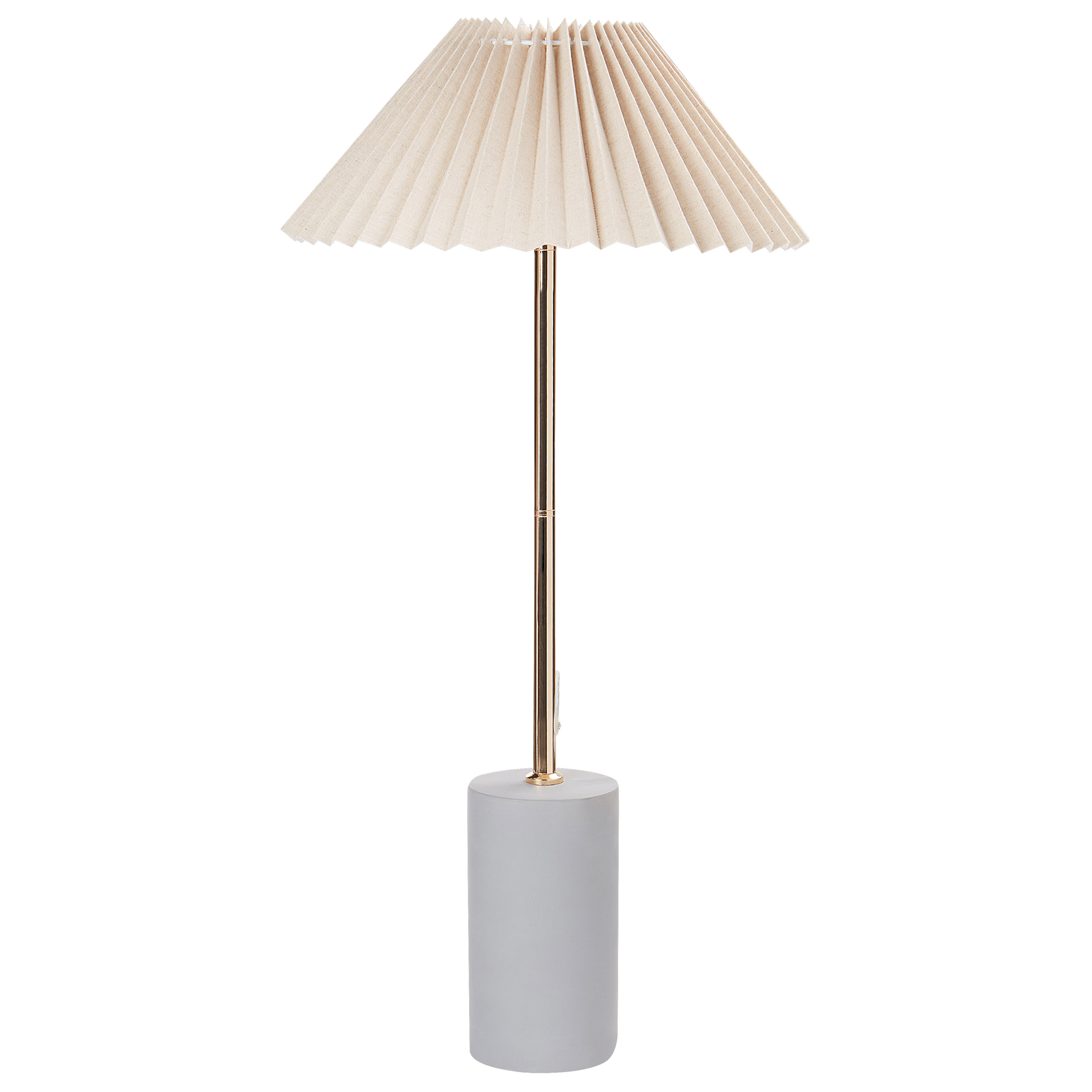 Bordslampa BALUARTE Konstlinne Beige