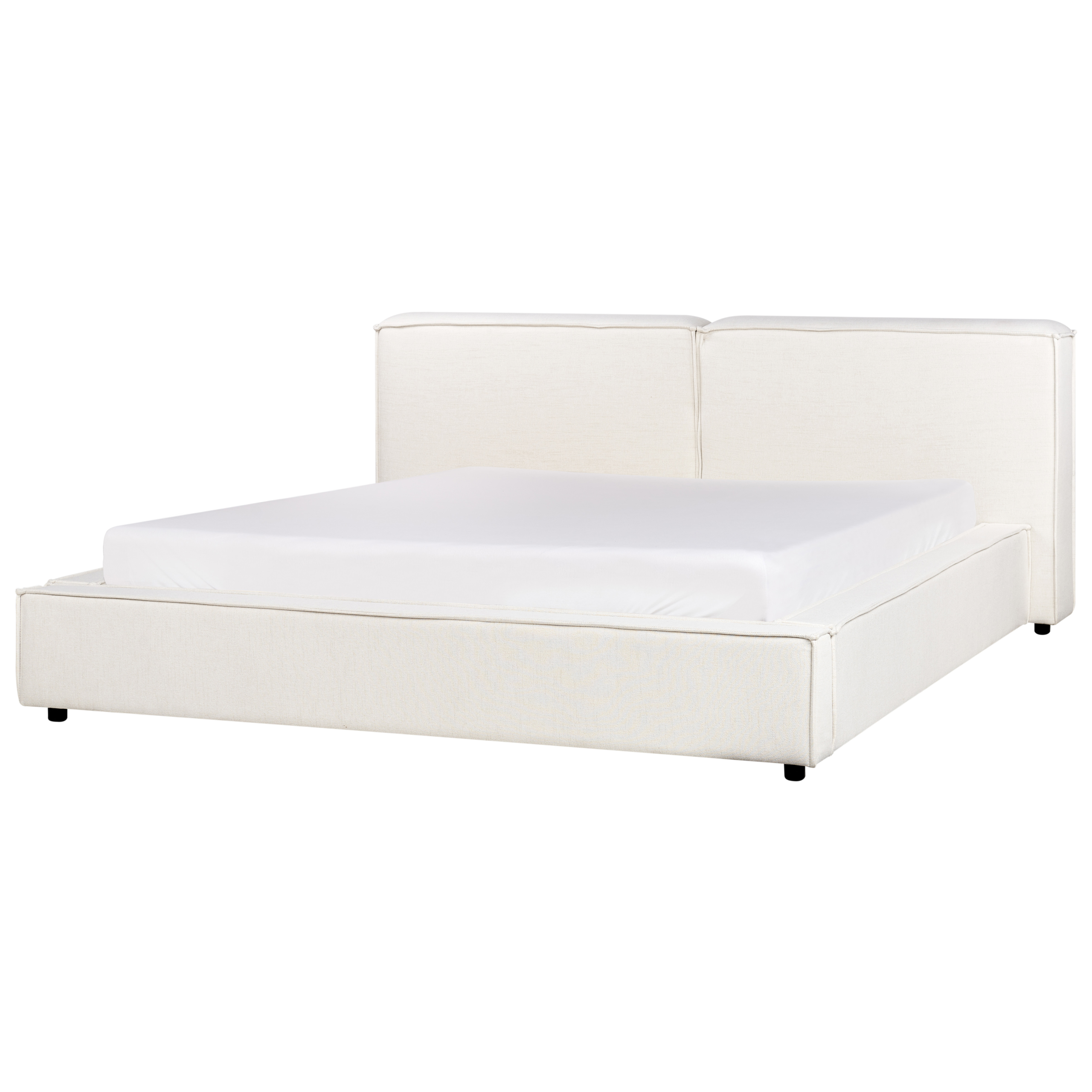 Säng med lamellram LINARDS 180 x 200 cm Off-White