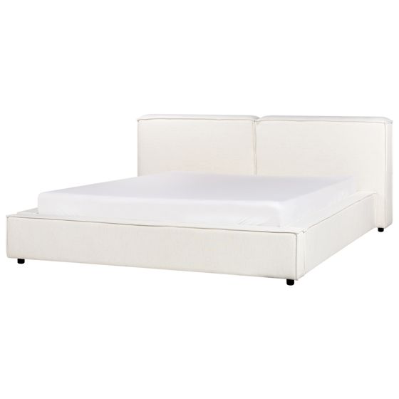 Säng med lamellram LINARDS 180 x 200 cm Off-White