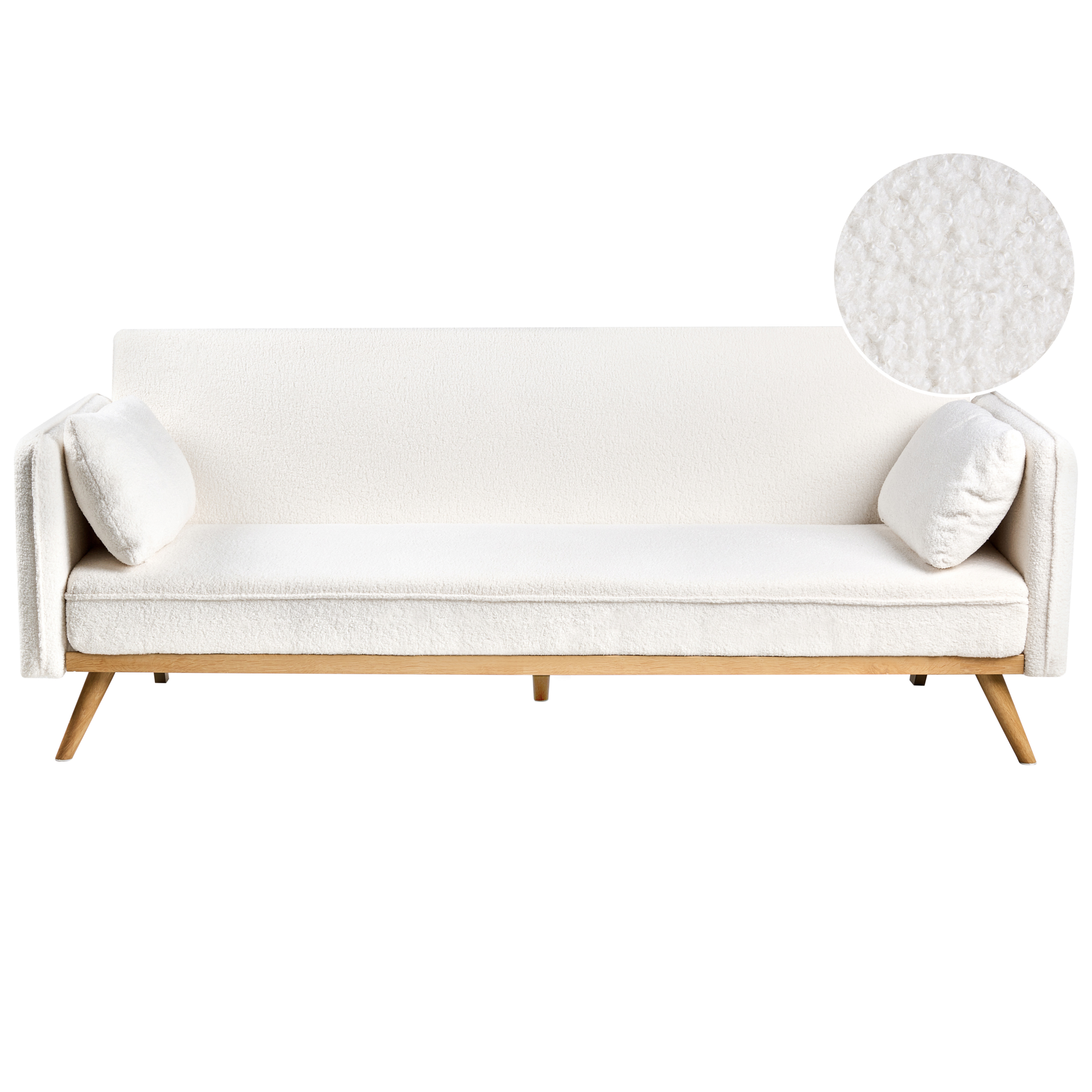 Bäddsoffa ASAA Bouclé Off-White