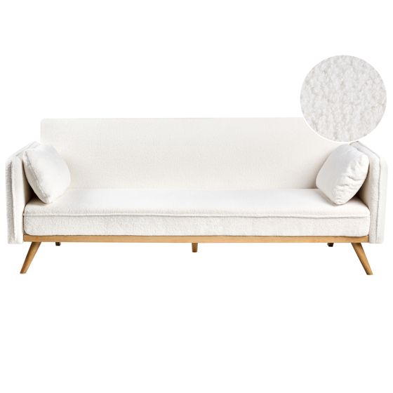 Bäddsoffa ASAA Bouclé Off-White