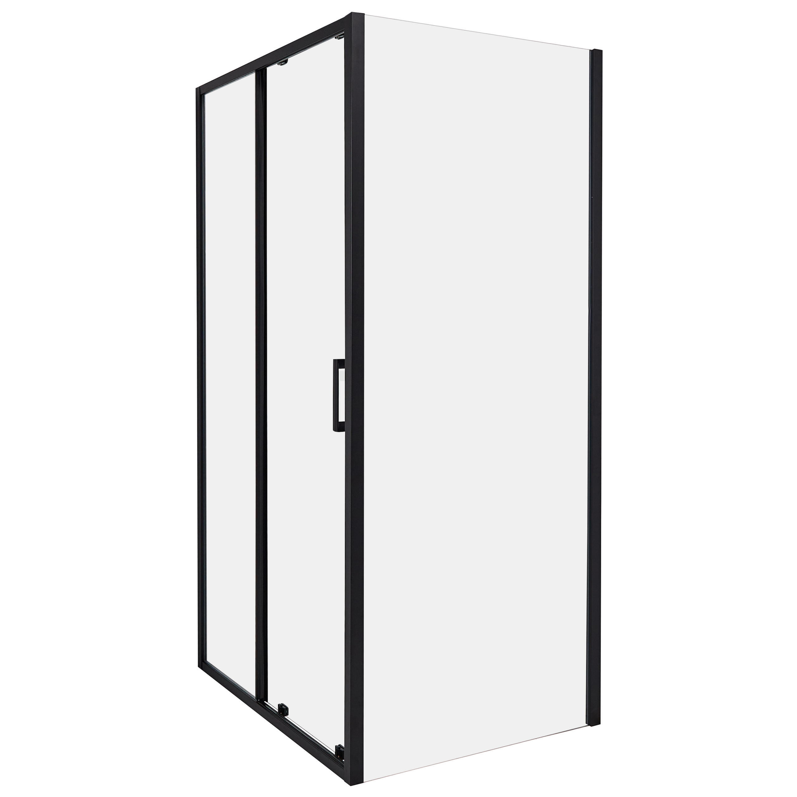 Duschväggar YORO 800 x 1000 x 1850 mm Svart