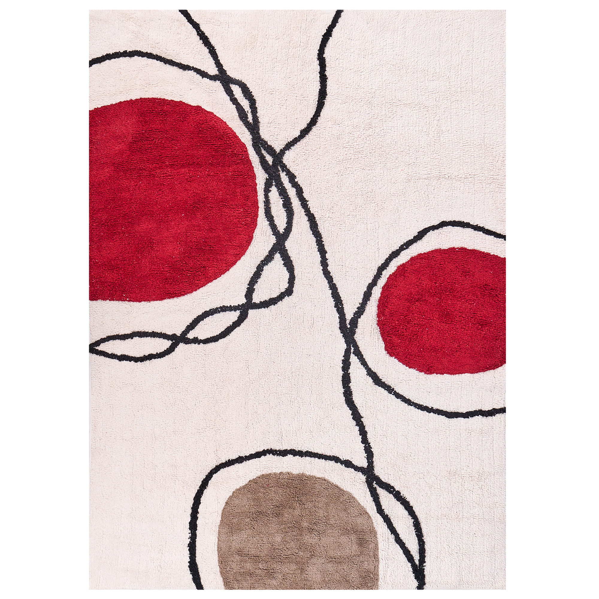 Matta BOLAT Beige 140 x 200 cm Bomull