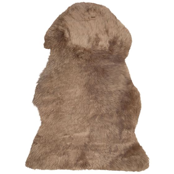 Fårskinnsmatta ULURU Brun 65 x 110 cm