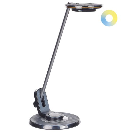 LED-skrivbordslampa CORVUS med dimmer Metall Svart