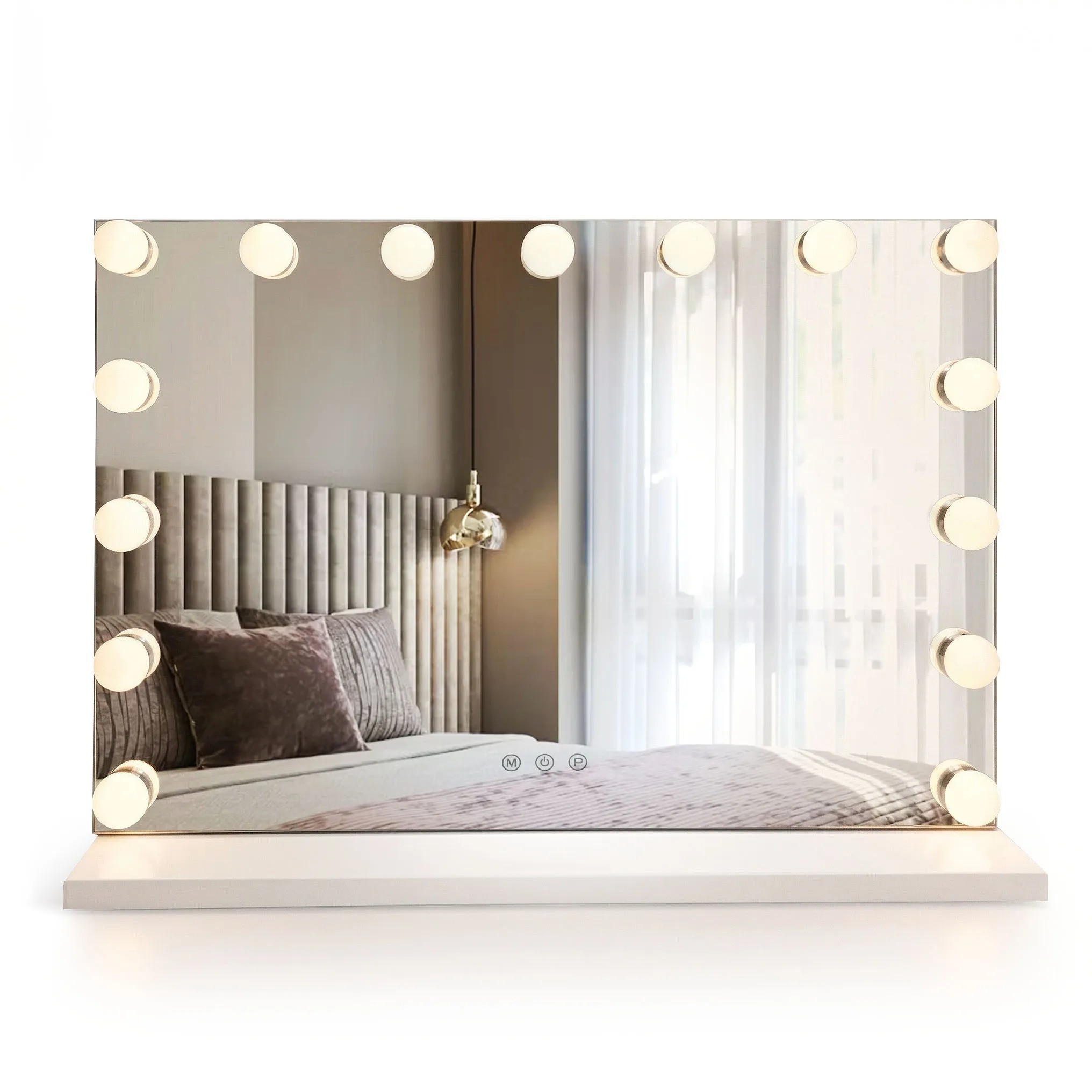 REA spegel Hollywood 58x45 Led Vit 58x45x12cm