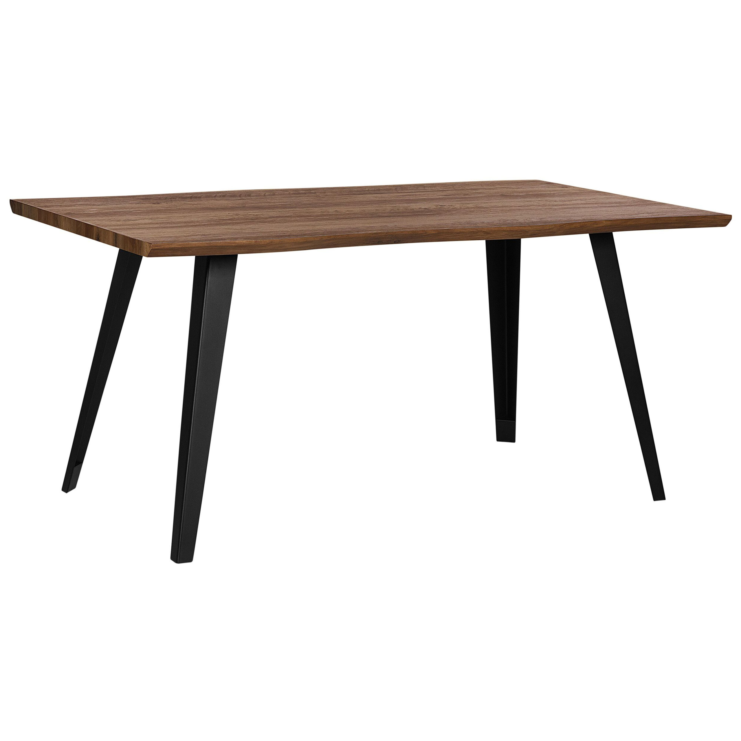 Matbord WITNEY Mörkbrun 160 cm 90 cm