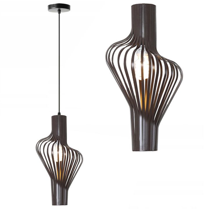 TOOLIGHT hängande taklampa APP484-1CP Svart/Vit 53,5x28x53,5cm