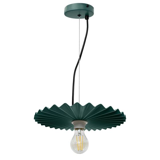 TOOLIGHT hängande taklampa APP1455-1CP 30CM Grön 30x30x4cm