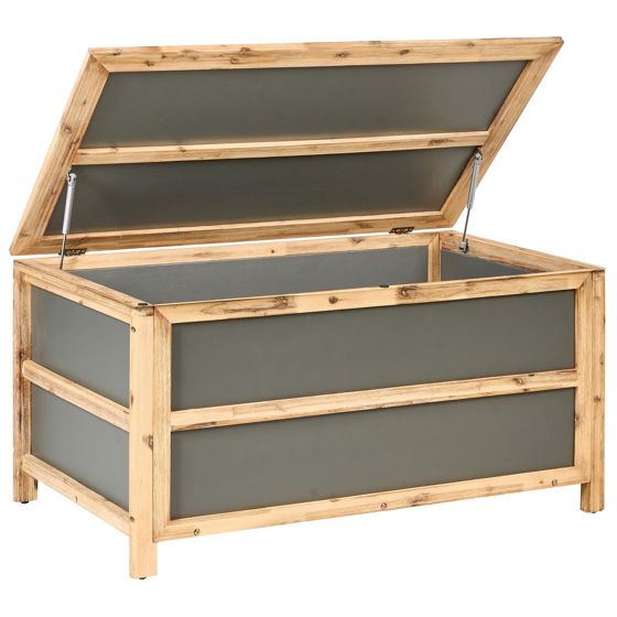 Förvaringslåda ACATE 121 cm 72 cm Betong Grå