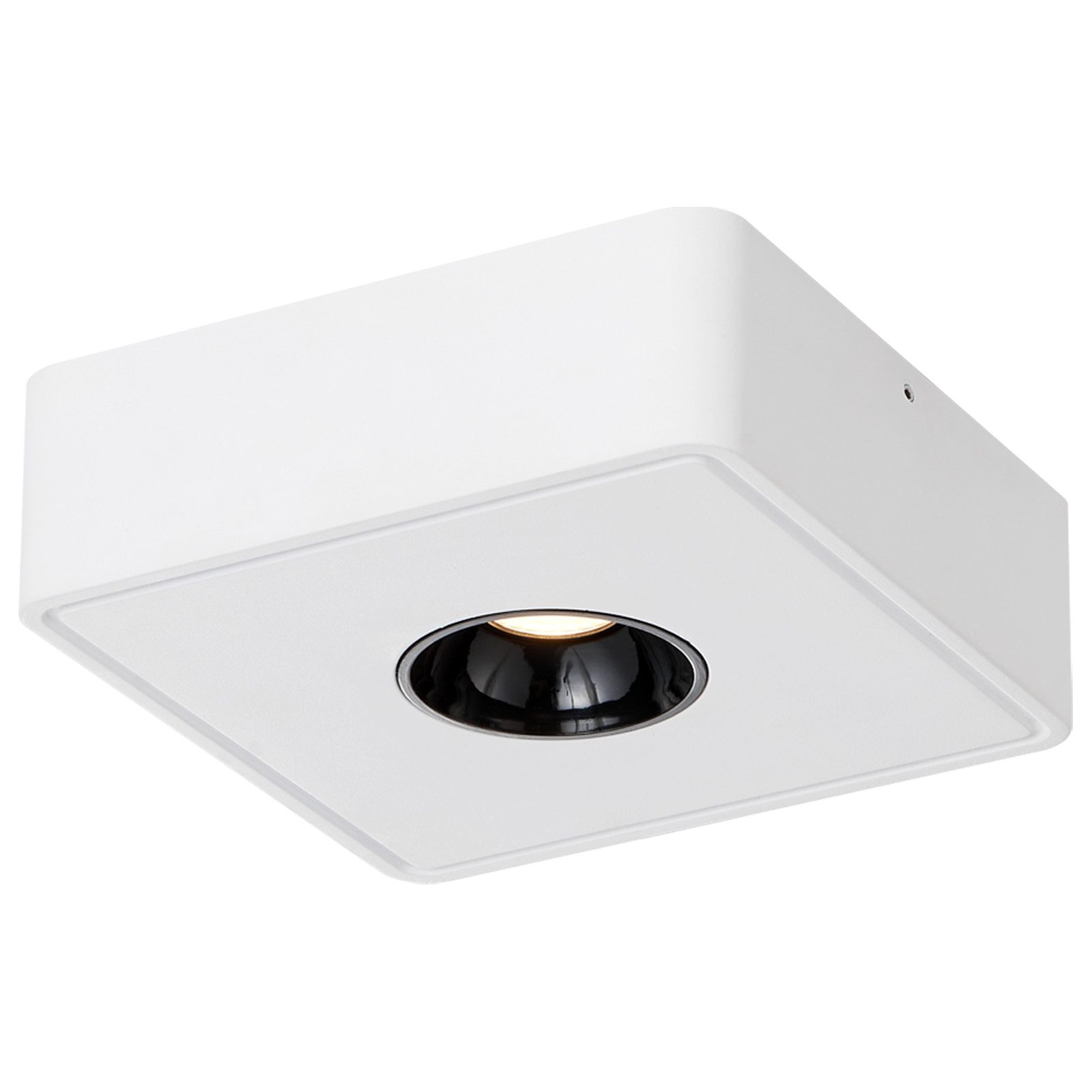 NETTLIFE LED-spotlights, vita, 7 W, varmvit, modern takspotlight, platt och fyrkantig spotlight för hall, kök