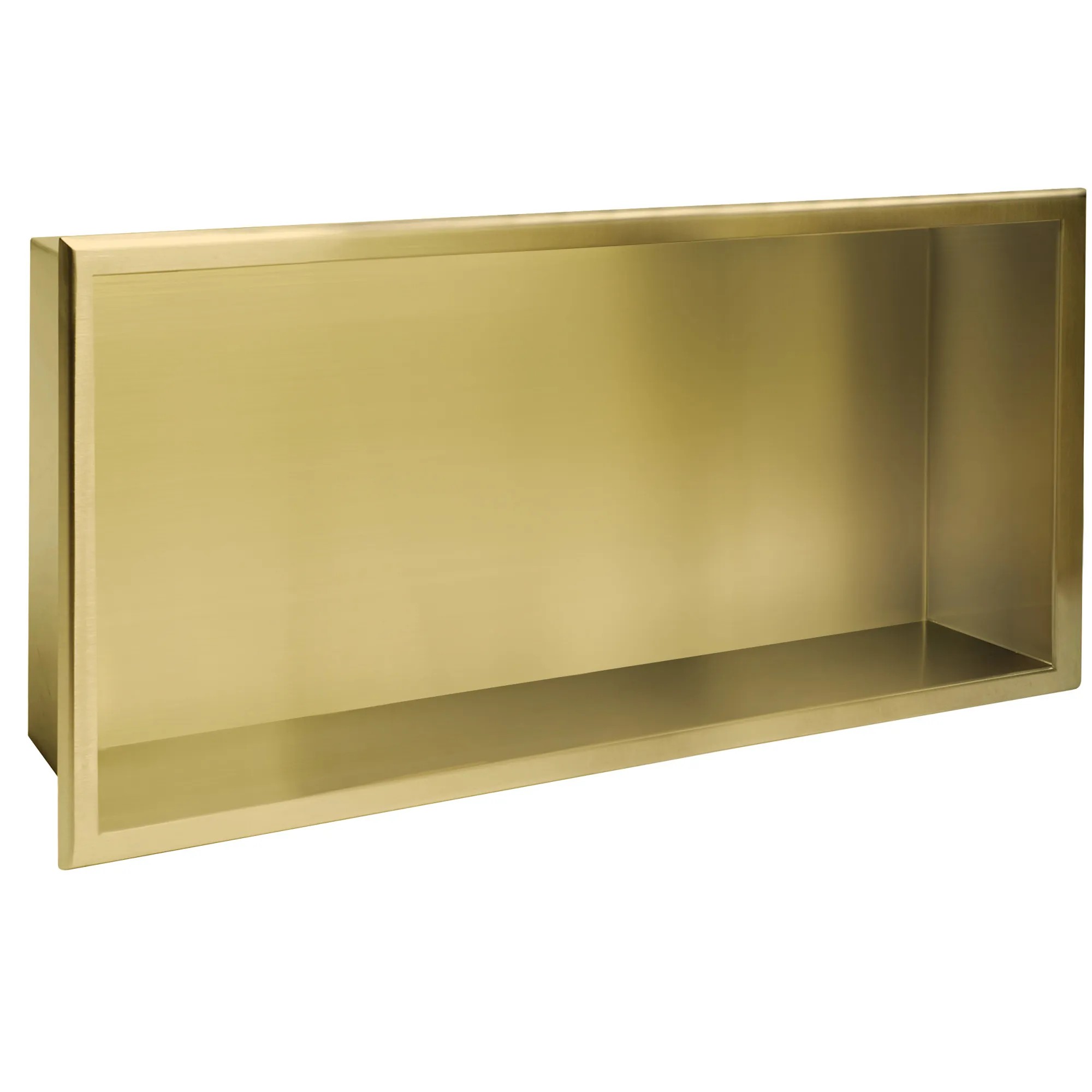 REA Inbyggd Badrumshylla 9 30x60x10 Borstat Guld, 10x60x30cm