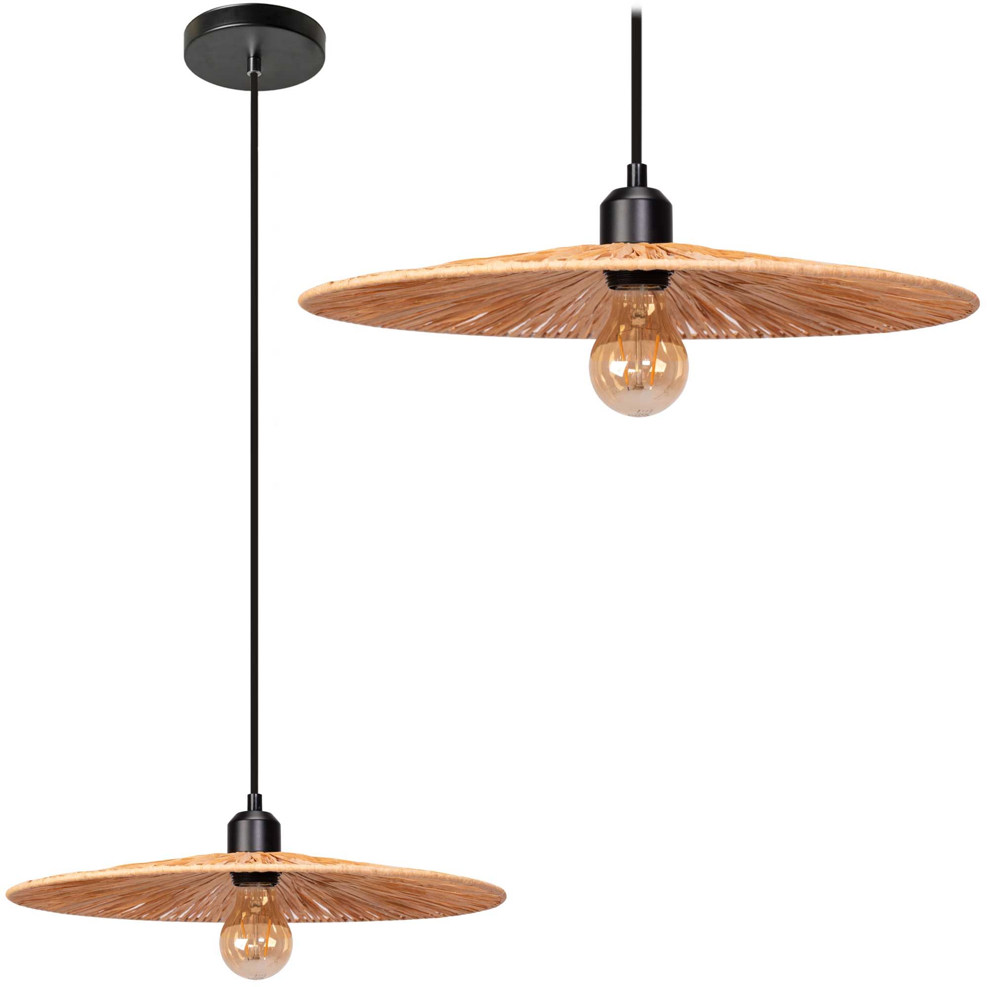 TOOLIGHT hängande taklampa APP1311-1CP BOHO Brun 4x40x4cm