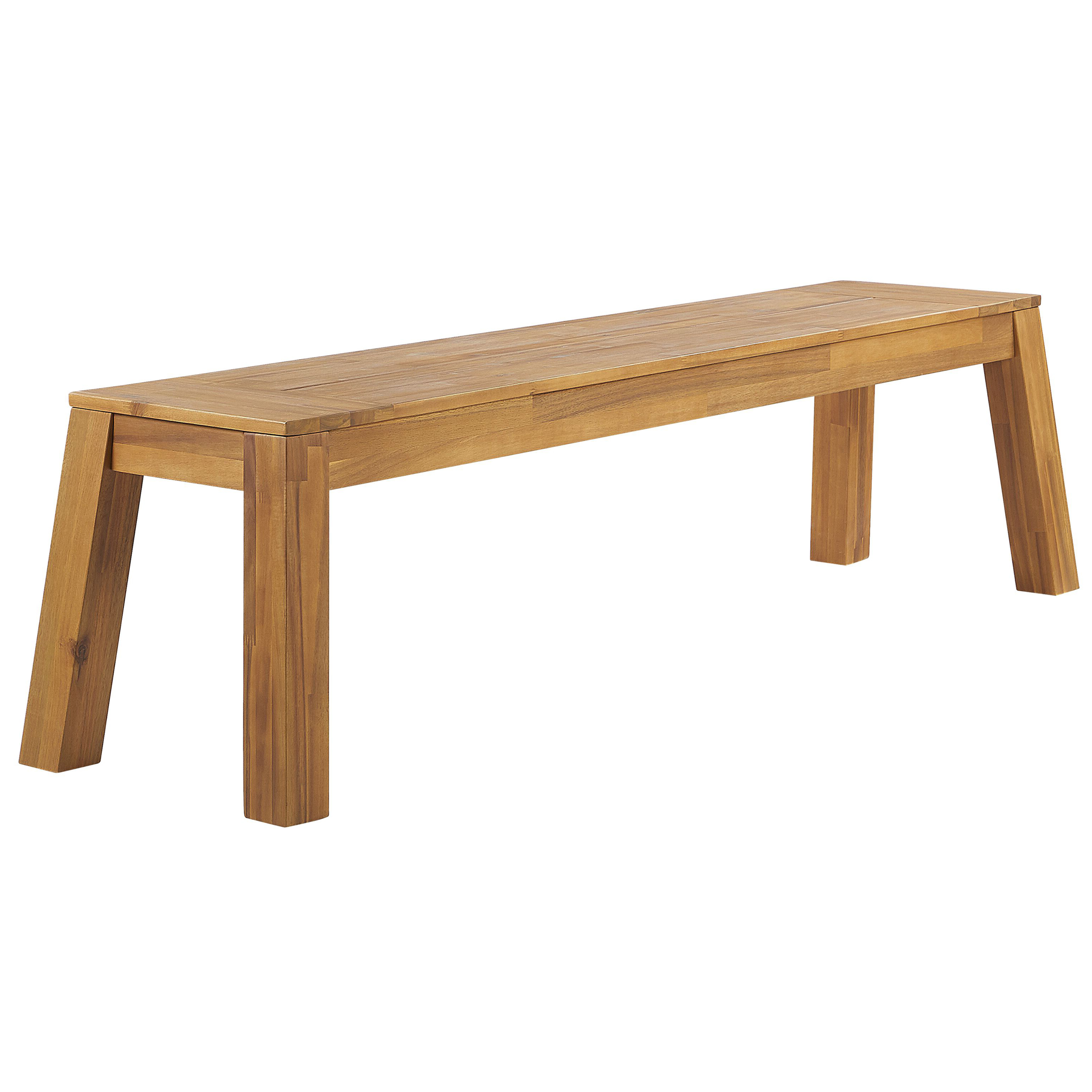Trädgårdsbänk LIVORNO 169 cm Akaciaträ Brun