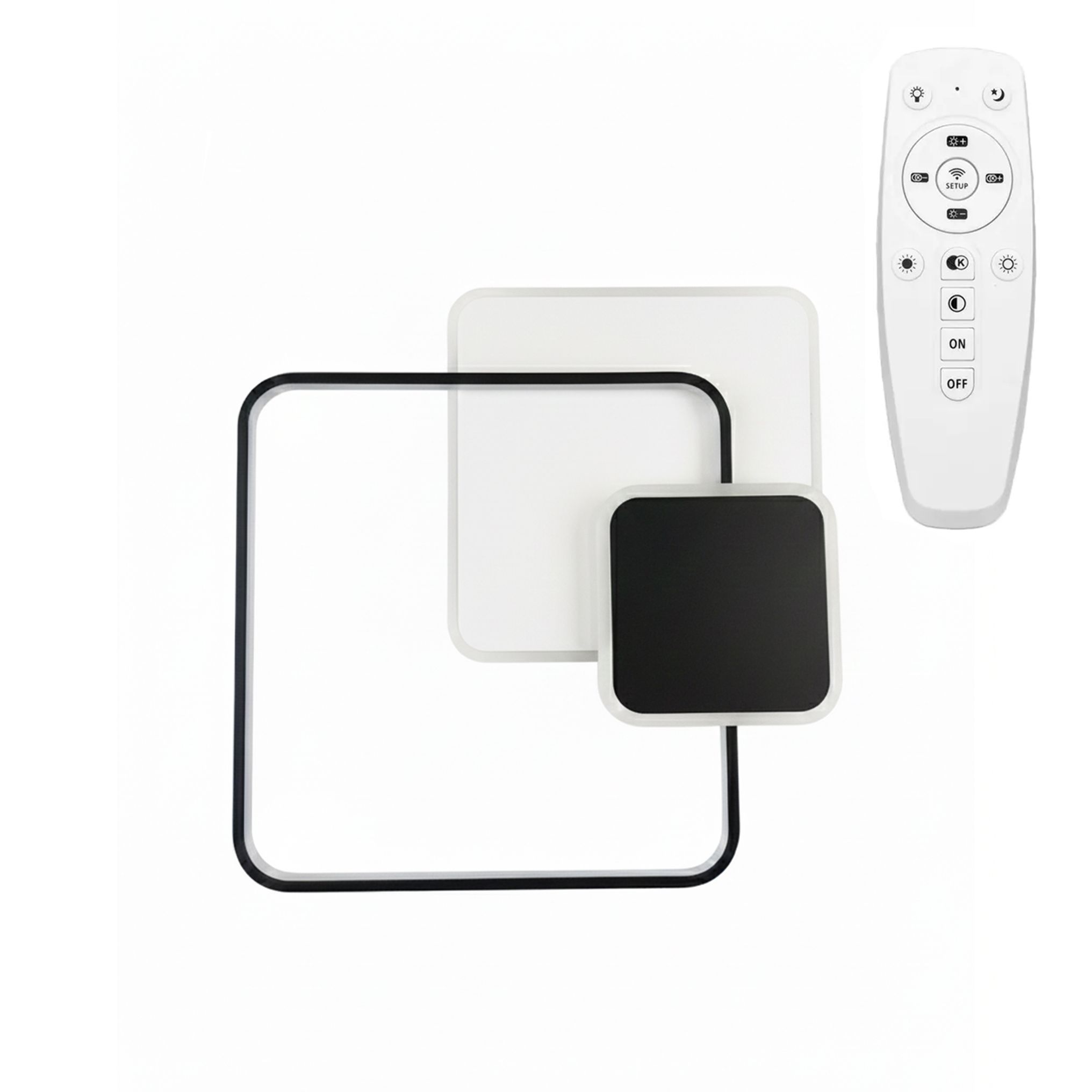 TOOLIGHT taklampa APP1712-C led Svart 50x50x4cm