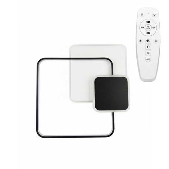 TOOLIGHT taklampa APP1712-C led Svart 50x50x4cm