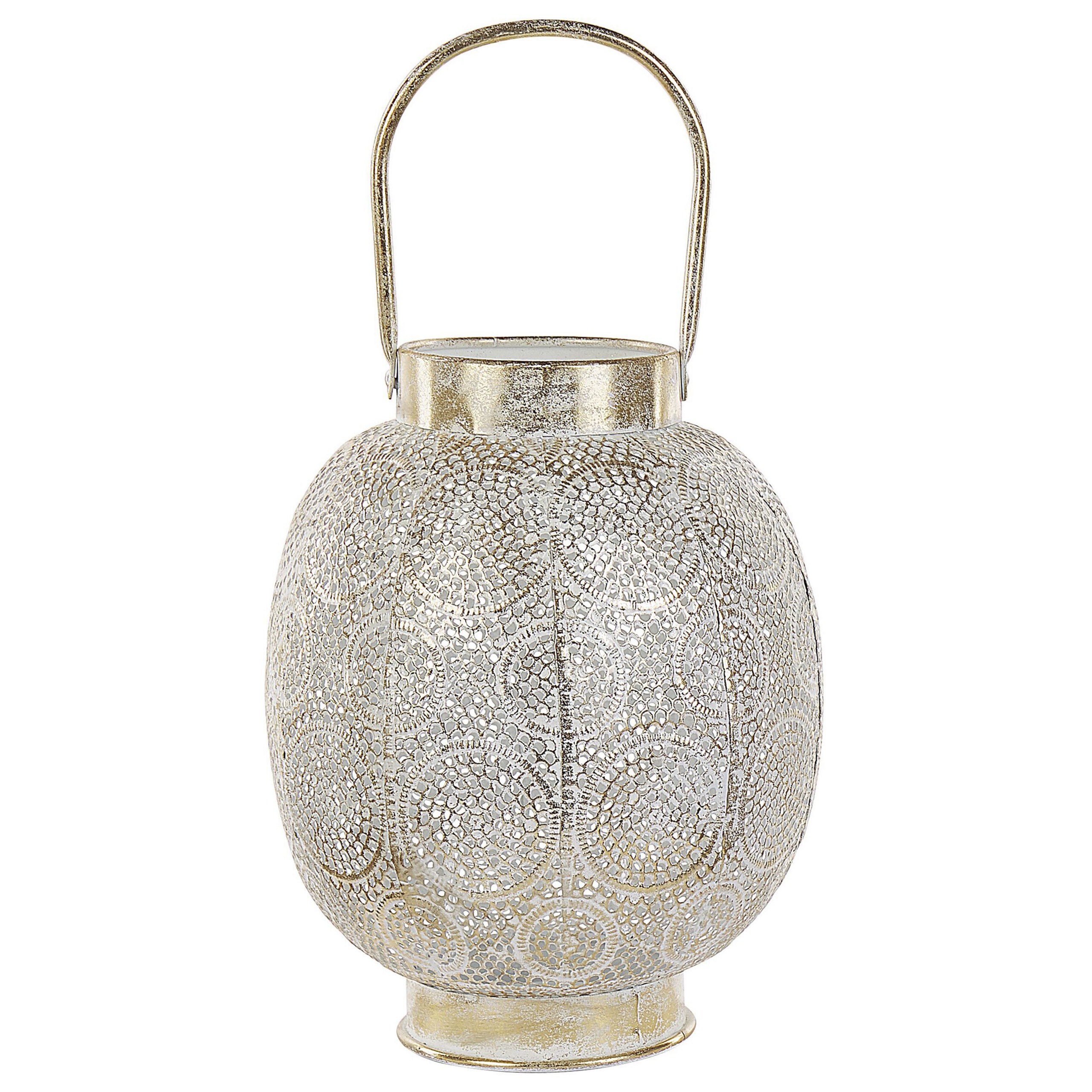 Lykta LANTAU 30 cm Metall Guld
