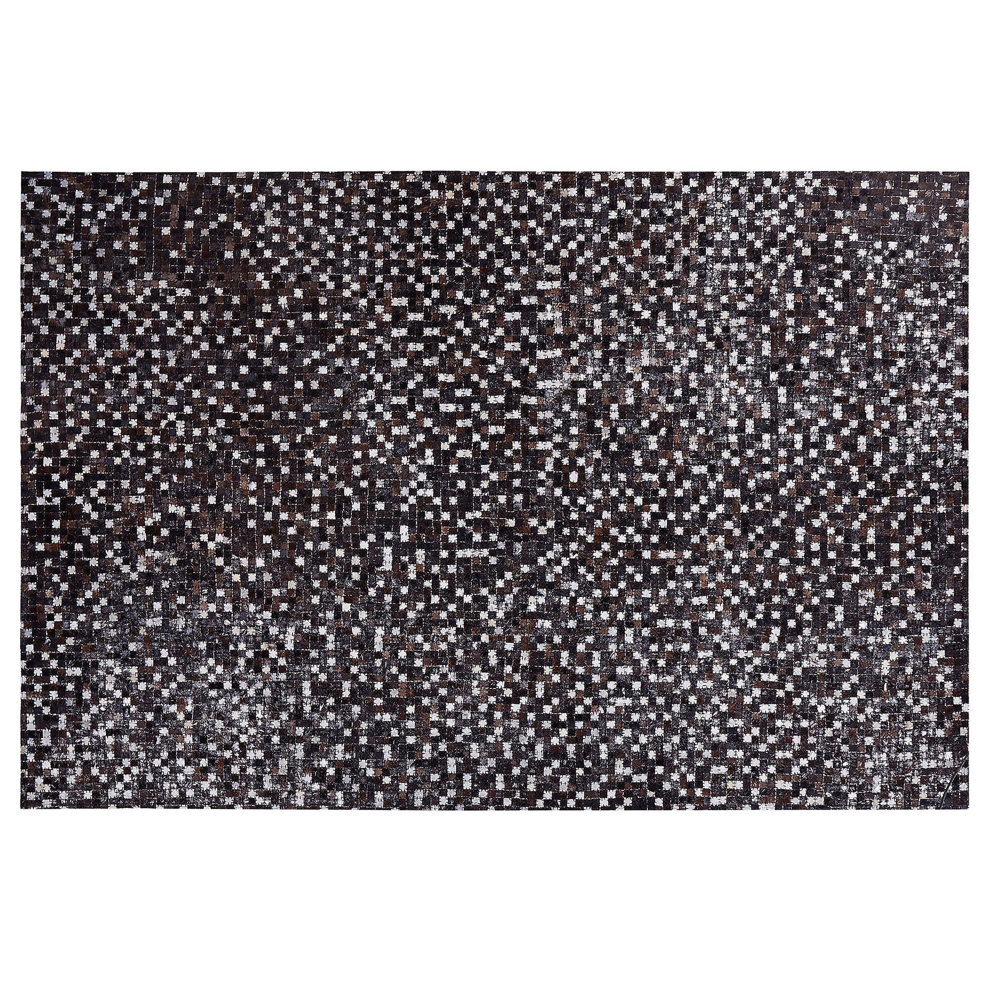 Matta AKKESE Brun 160 x 230 cm Läder