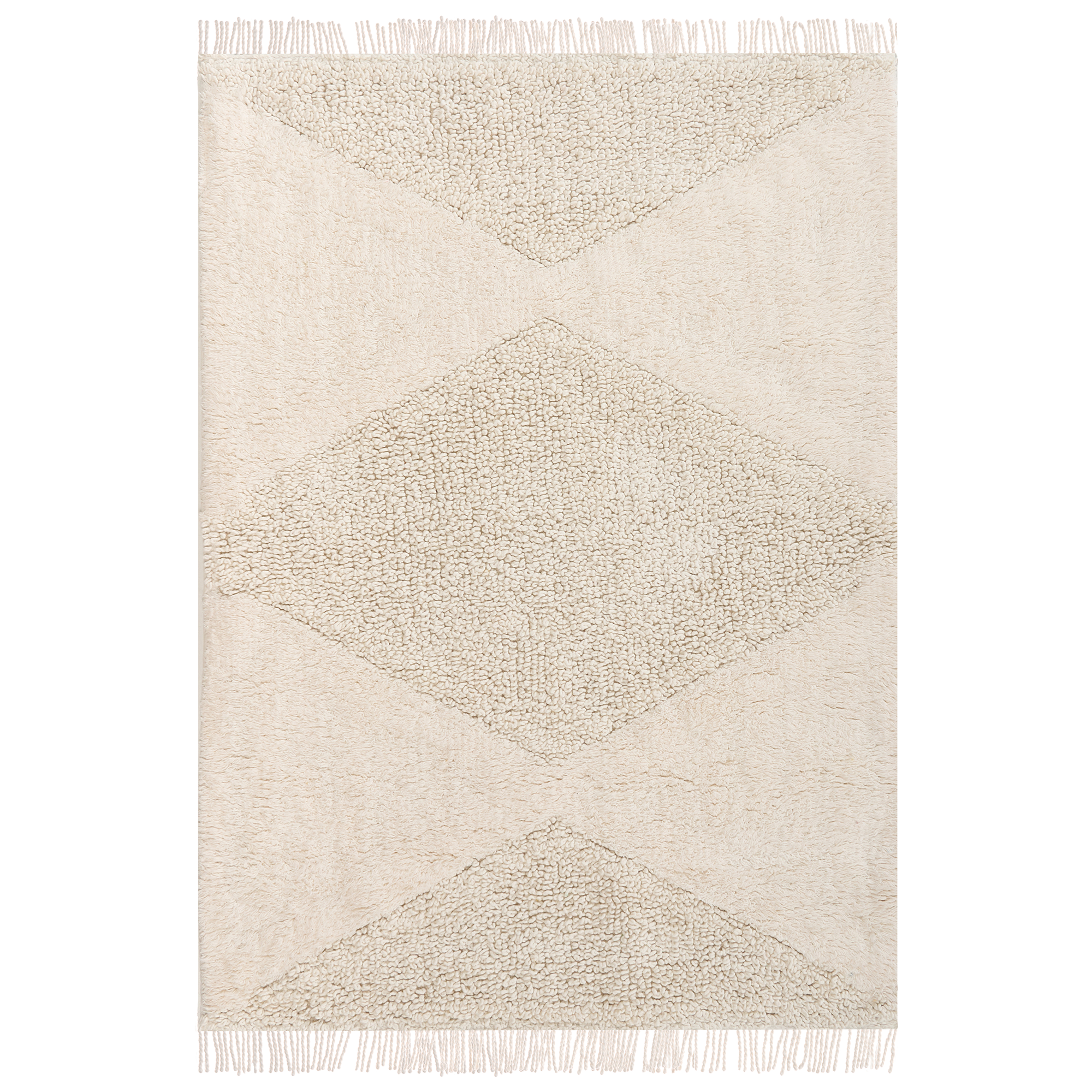 Barnmatta KHONOMA Beige 160 x 230 cm Bomull