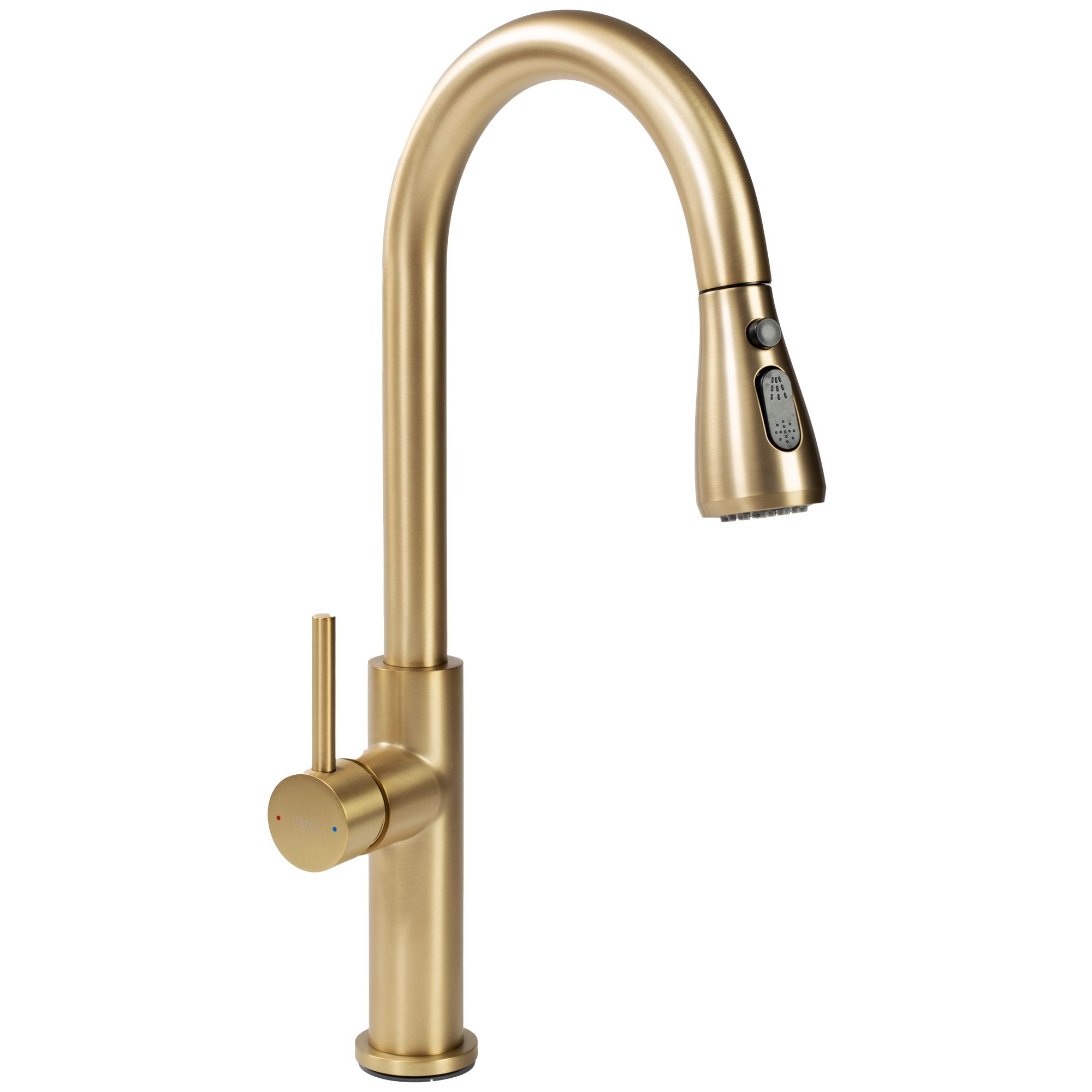 REA Köksblandare NEST Borstat Guld, 25,5x5x48,5cm
