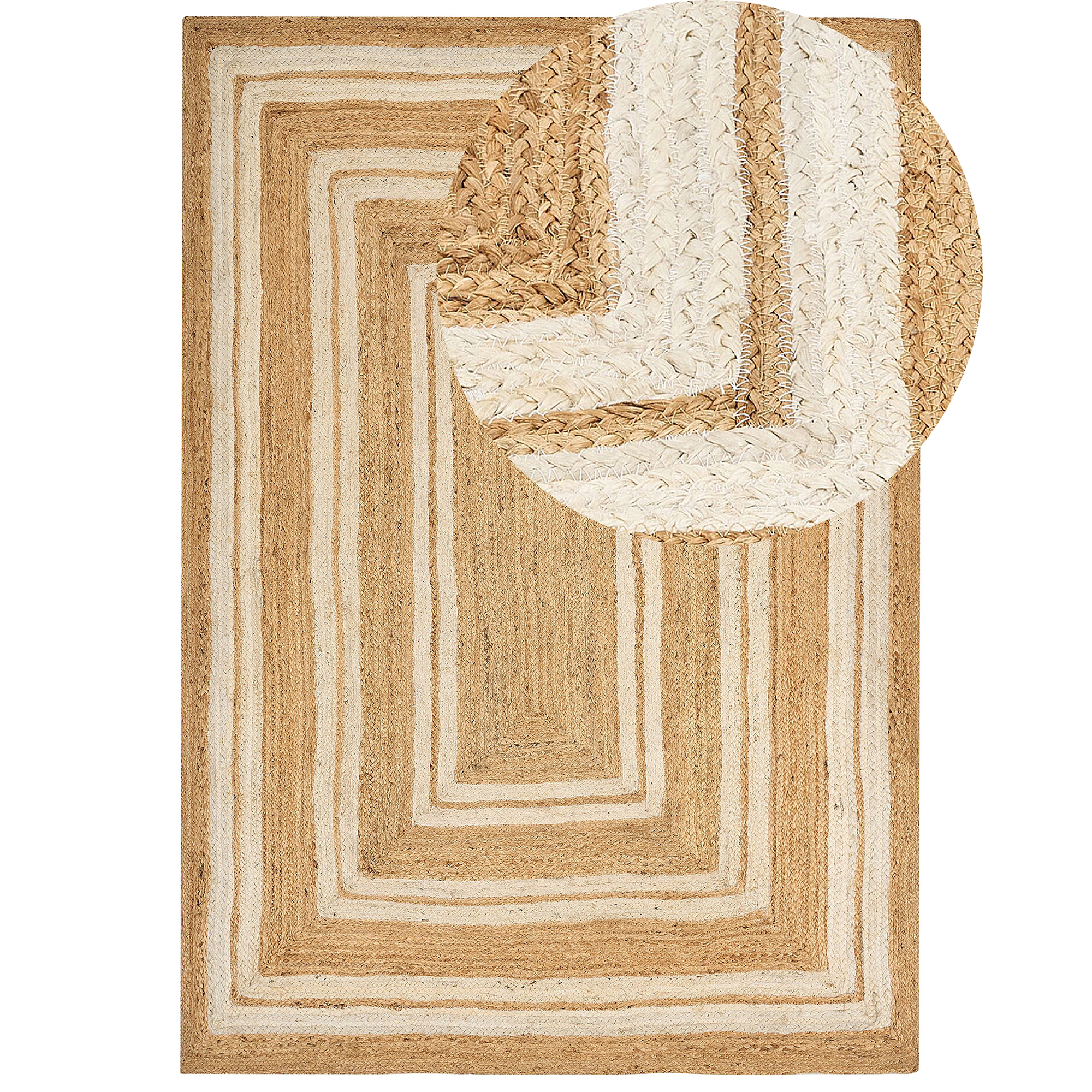 Matta ELMALI Beige 160 x 230 cm Jute
