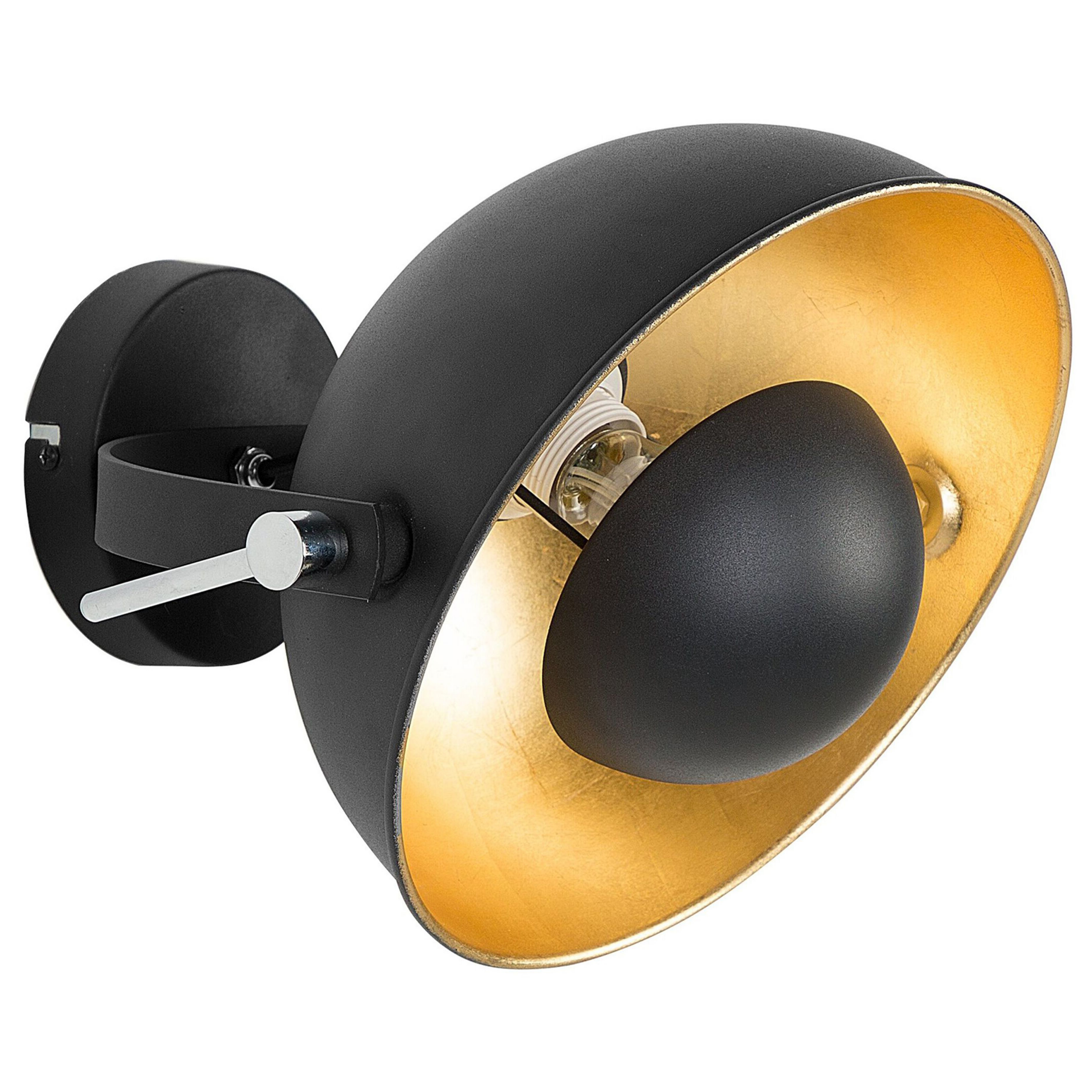 Vägglampa THAMES Metall Svart