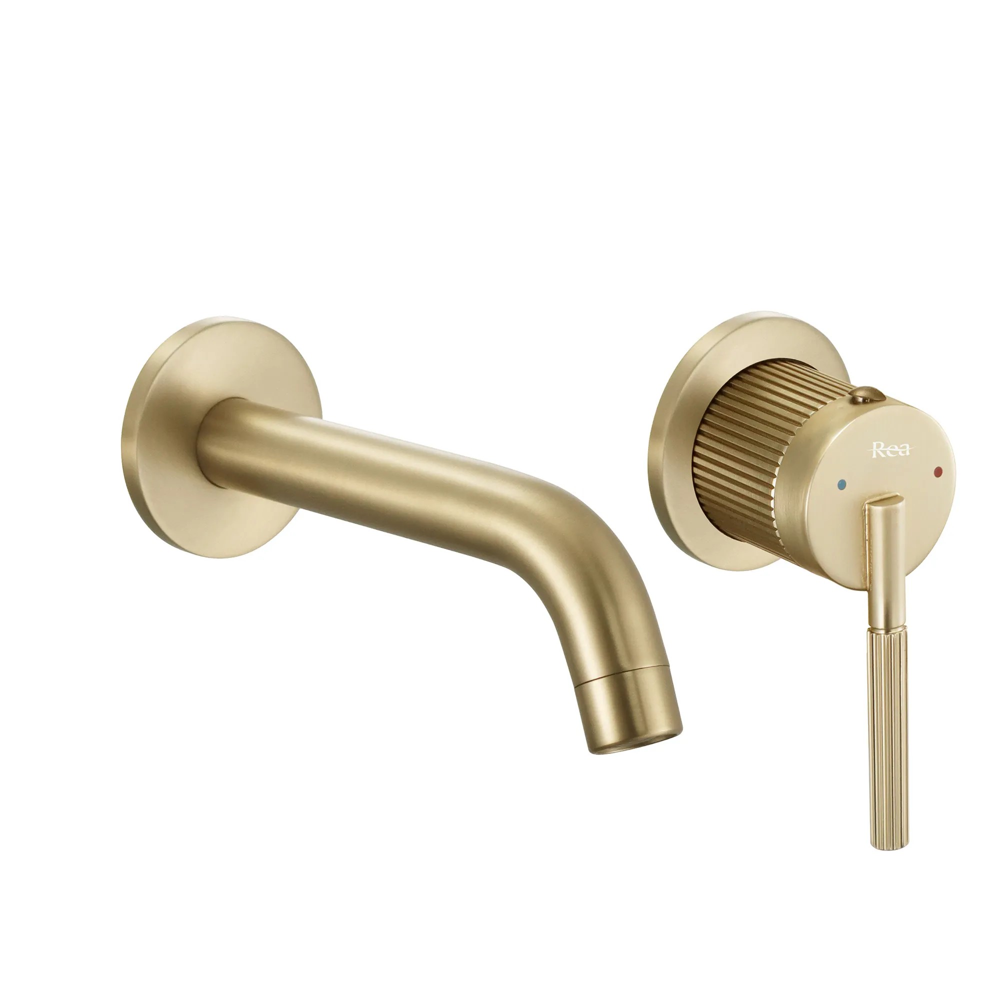 REA Inbyggd Tvättställsblandare ARGON JS-622704-1BG Borstat Guld, 11x22,5x11cm