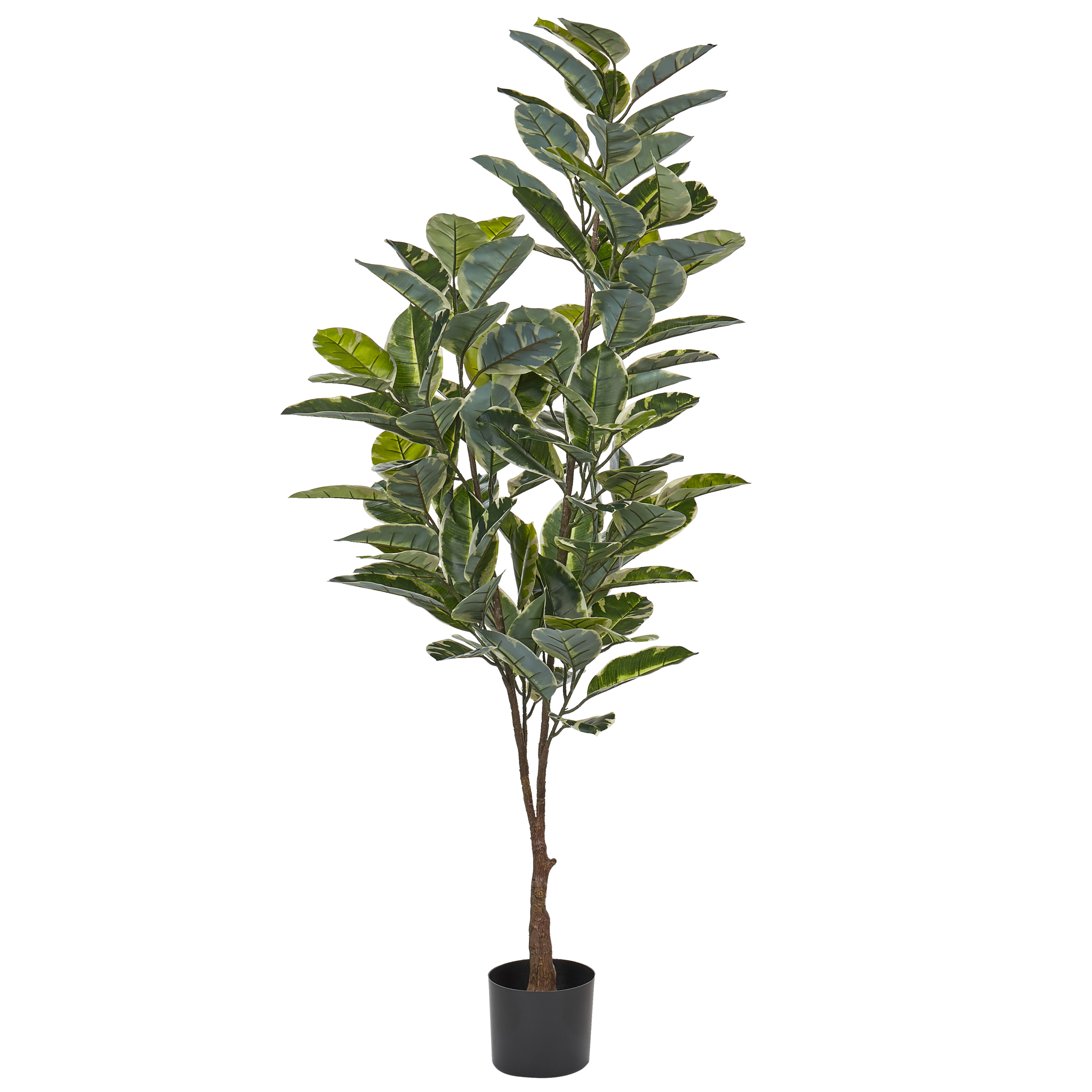 Konstgjord växt FICUS ELASTICA 160 cm Grön