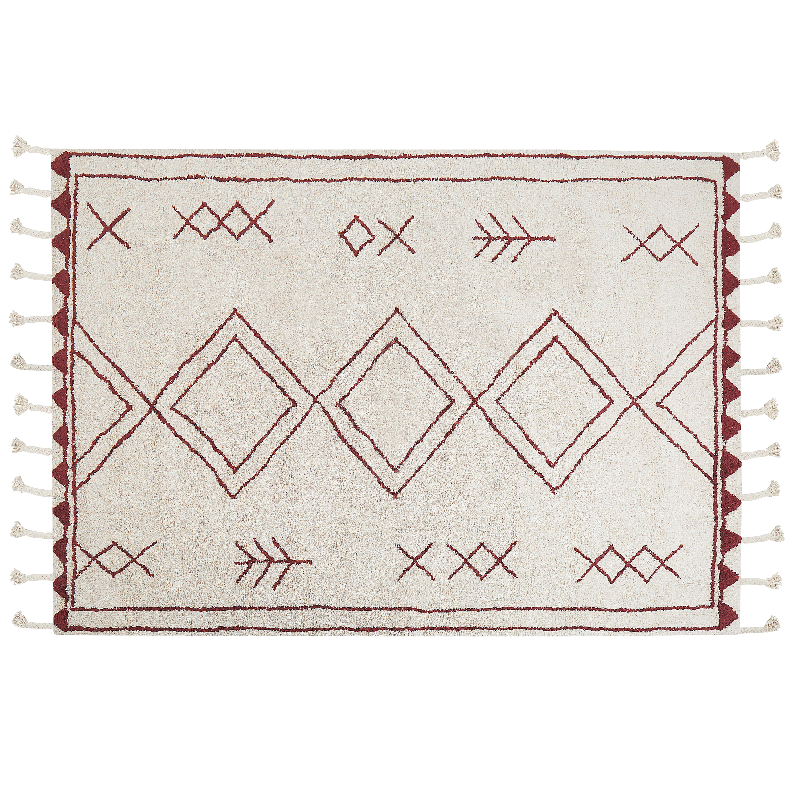 Matta KENITRA Off-White 140 x 200 cm Bomull
