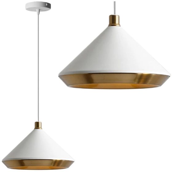 TOOLIGHT hängande taklampa APP1004-1CP Vit 15x20x15cm