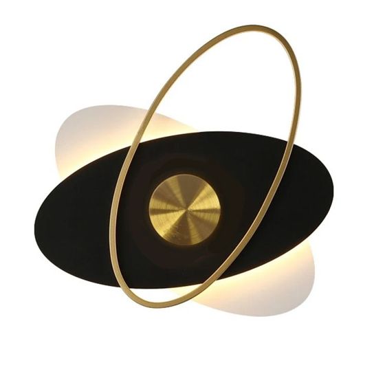 TOOLIGHT vägglampa APP1432-CW LED Svart 5,5x27x27cm