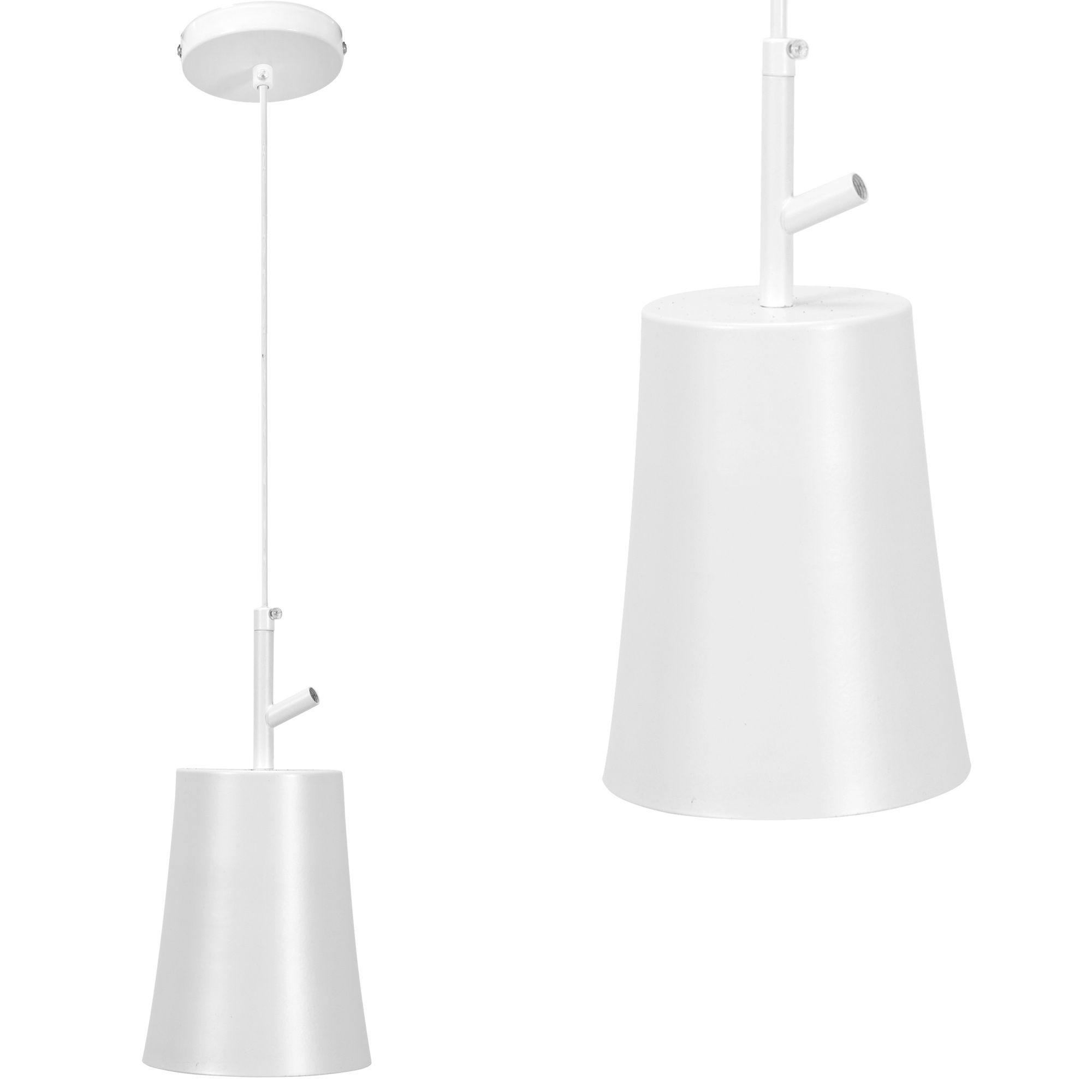 TOOLIGHT hängande taklampa APP1035-1CP Vit 17x17x107cm