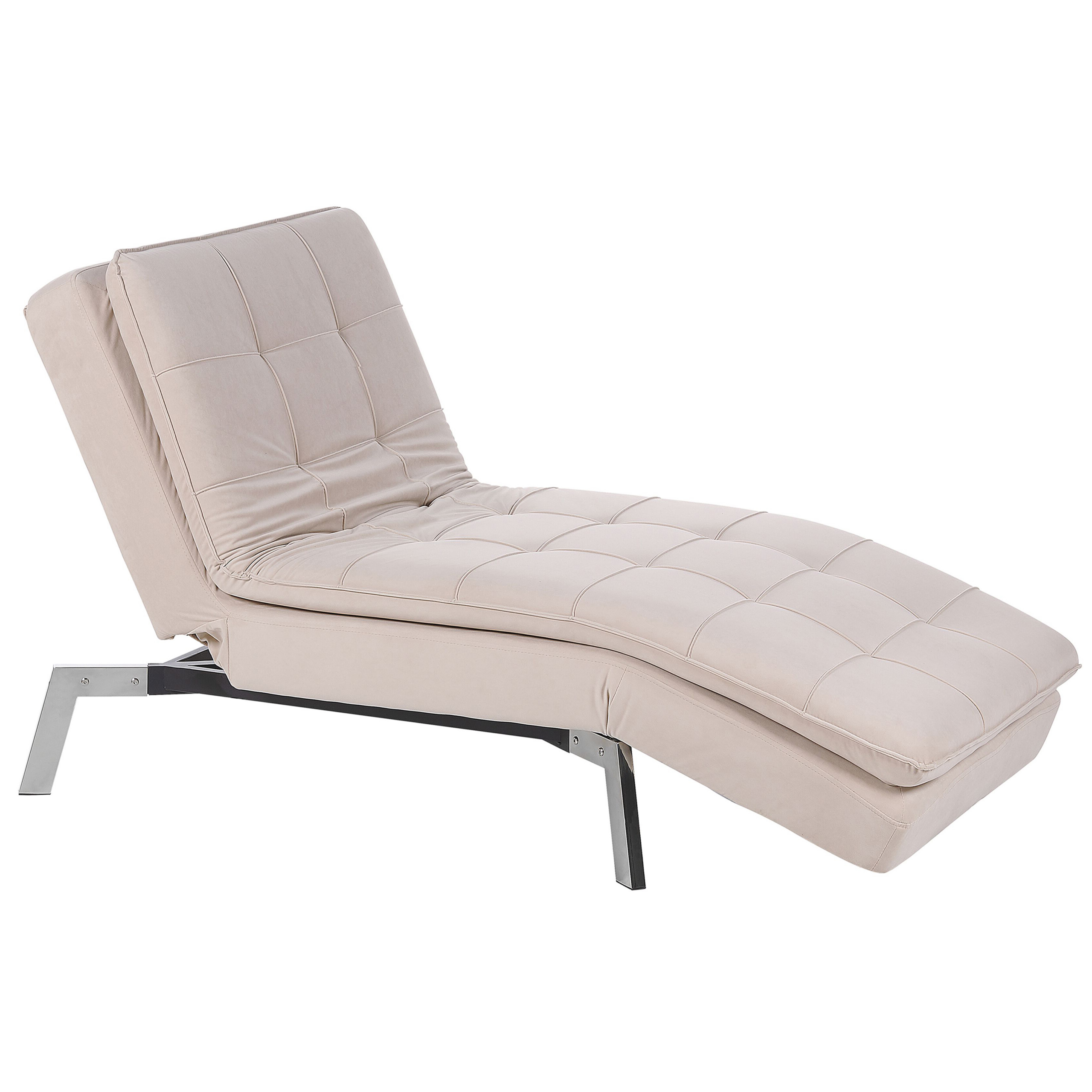 Schäslong LOIRET Sammet Beige