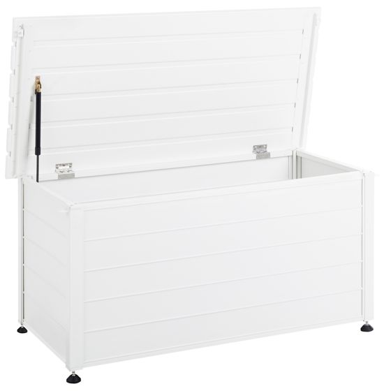 Förvaringslåda CAMPALTO 123 cm 60 cm Metall Vit
