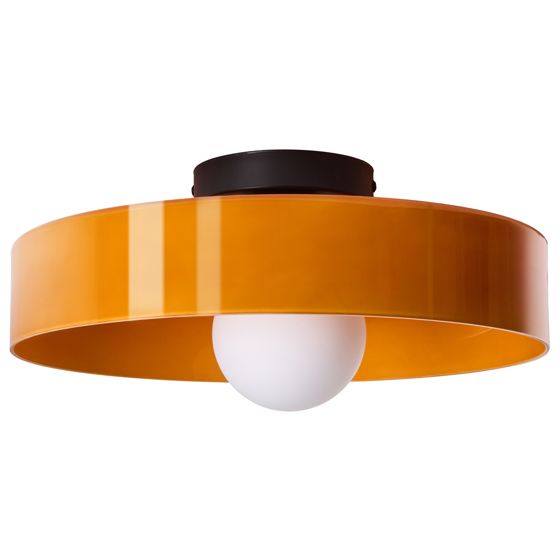 Taklampa LUGUSE Glas Orange