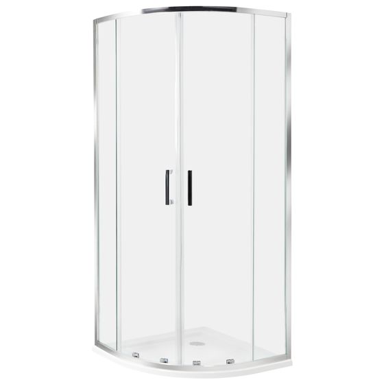 Duschväggar JUKATAN 800 x 800 x 1850 mm Silver