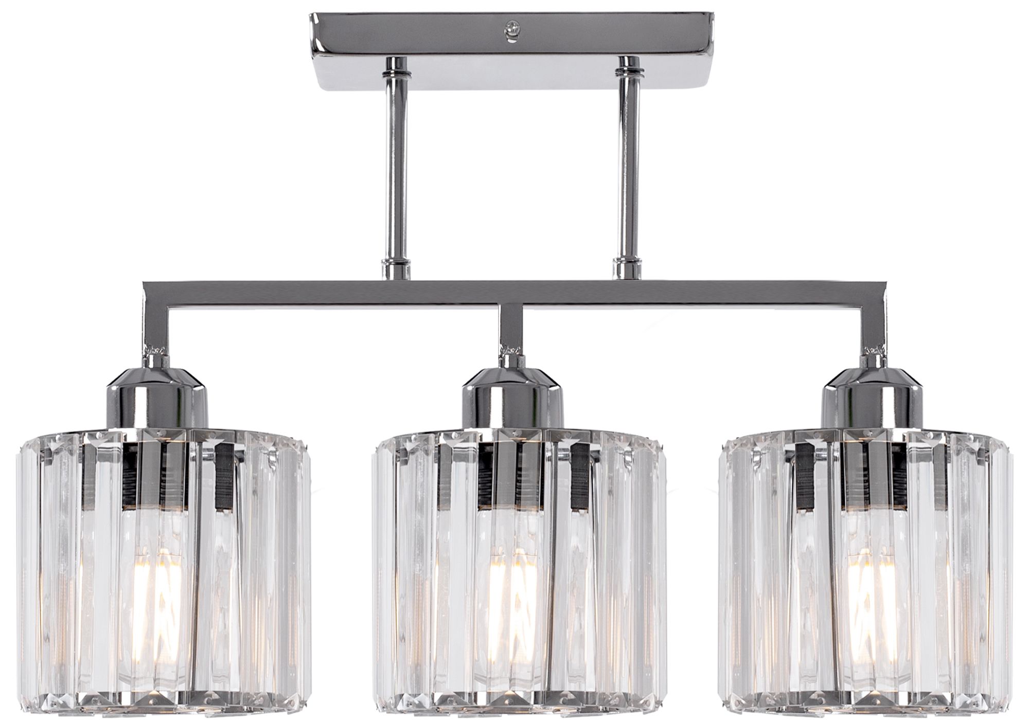 TOOLIGHT hängande taklampa 392228 GLAMOUR Grå 25x46x25cm