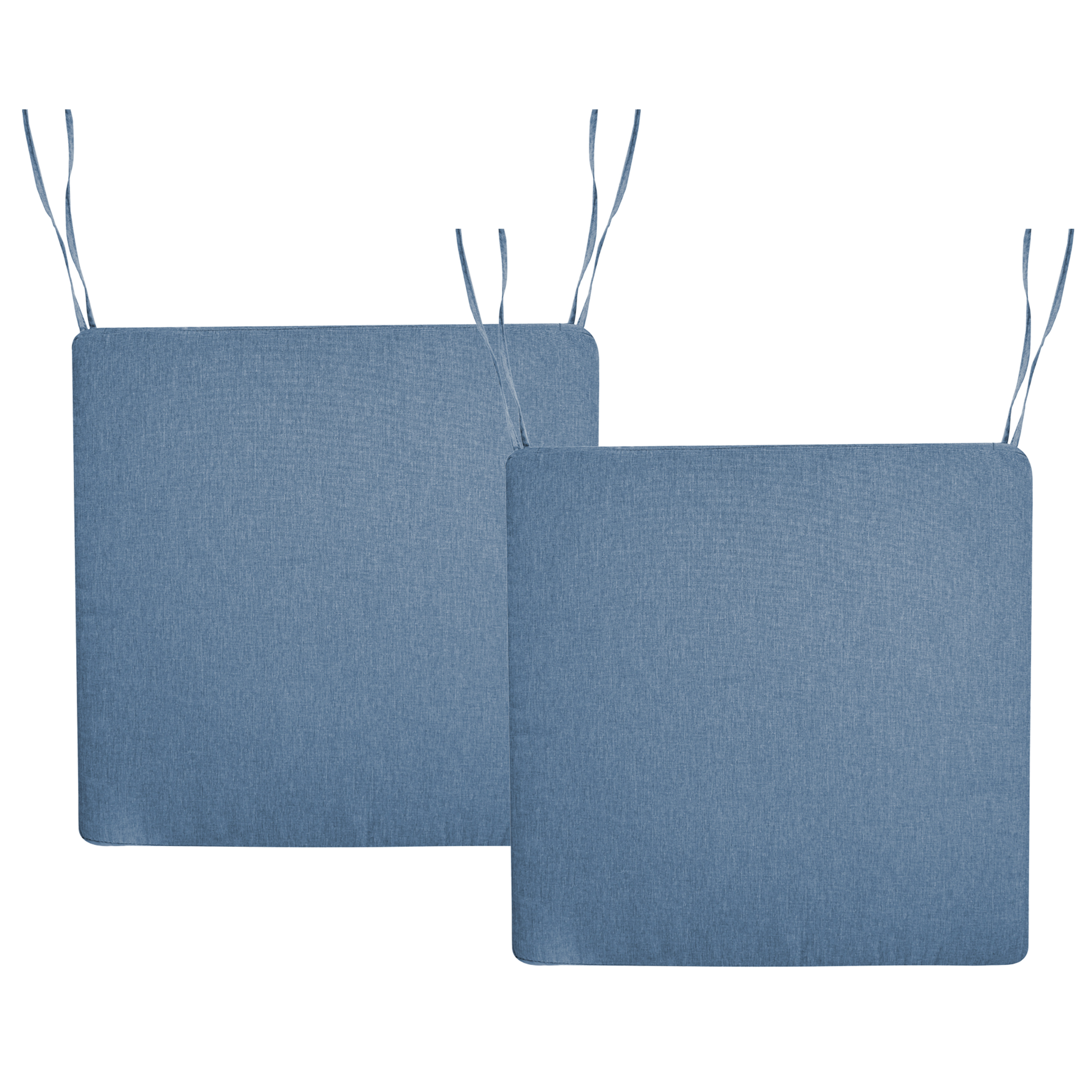 Set med 2 dynor för trädgårdsstol SASSARI PREMIUM 46 x 46 cm Blå