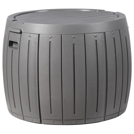 Förvaringslåda PRINOS 56 cm 56 cm Grå