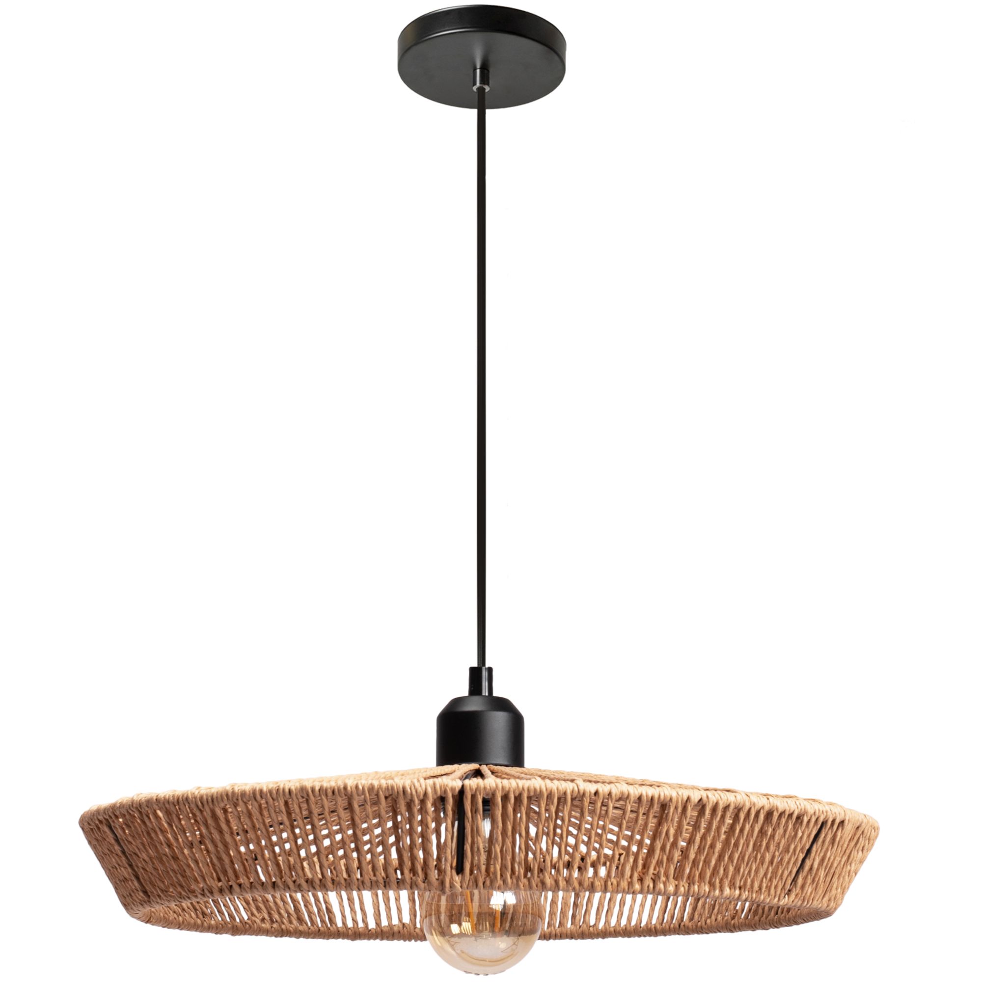 TOOLIGHT hängande taklampa APP1407-1CP Brun 42x10x80cm
