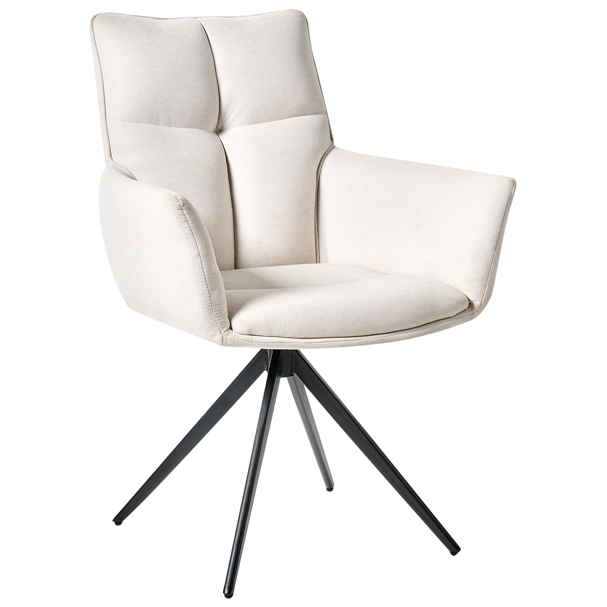 Matstol Vridbar CORBIE Off-White