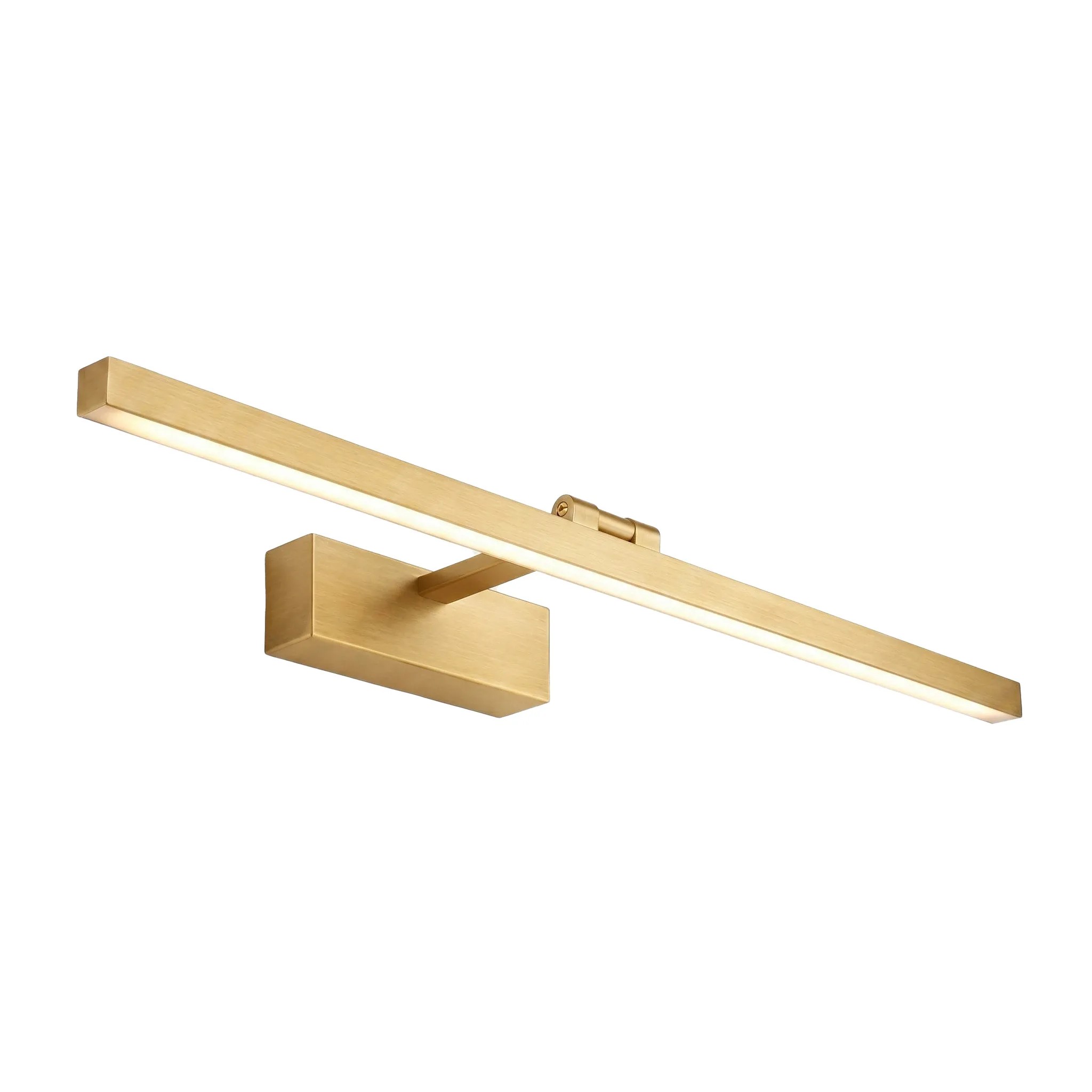 TOOLIGHT vägglampa APP1864-1W 80cm LED Borstat guld 18x18x60cm