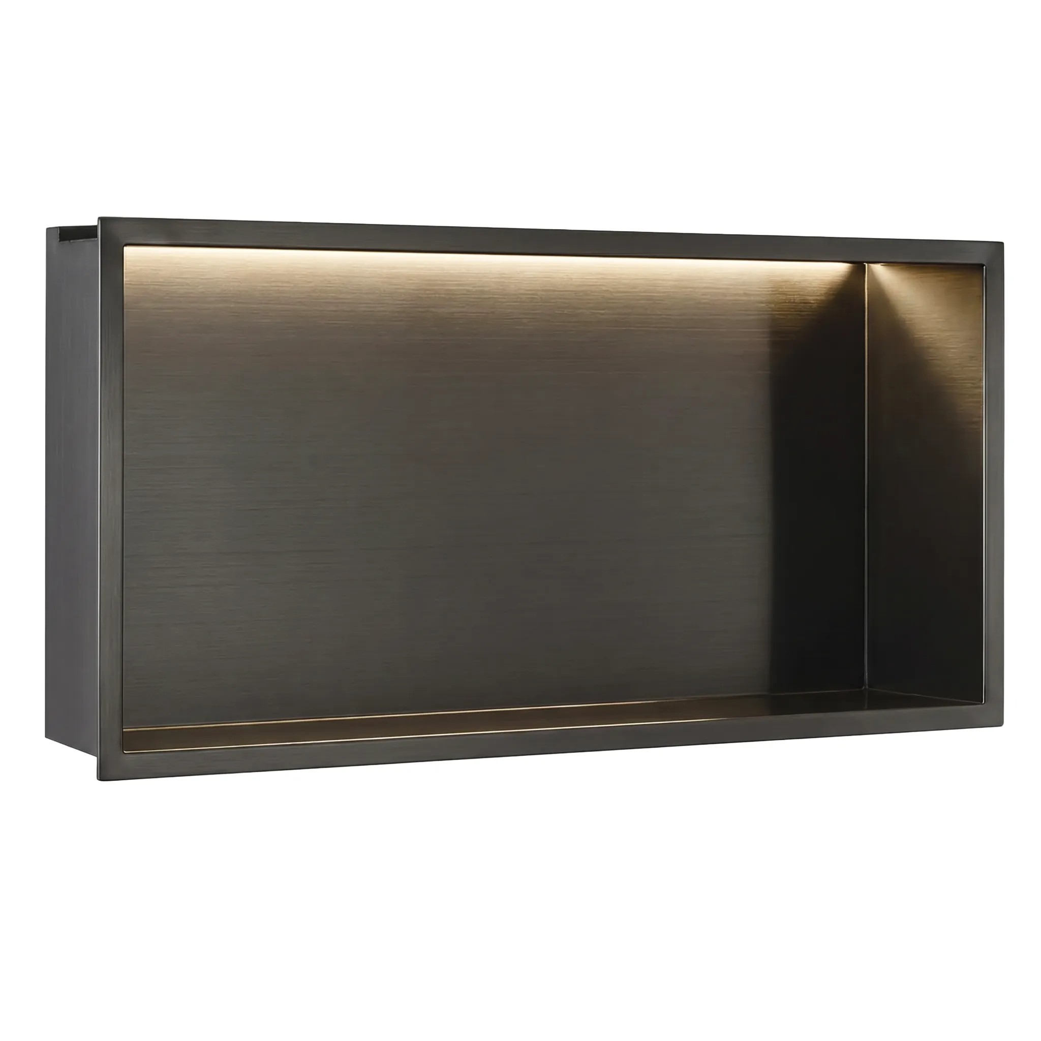 REA Inbyggd Badrumshylla LED 30X60 Titan, 10x60x30cm