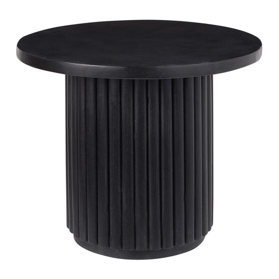 Soffbord LEMONT Mangoträ Svart