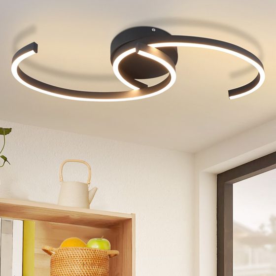 NETTLIFE LED - taklampa för vardagsrummet, 24 W, modern taklampa för hallen, köket, 3000 K