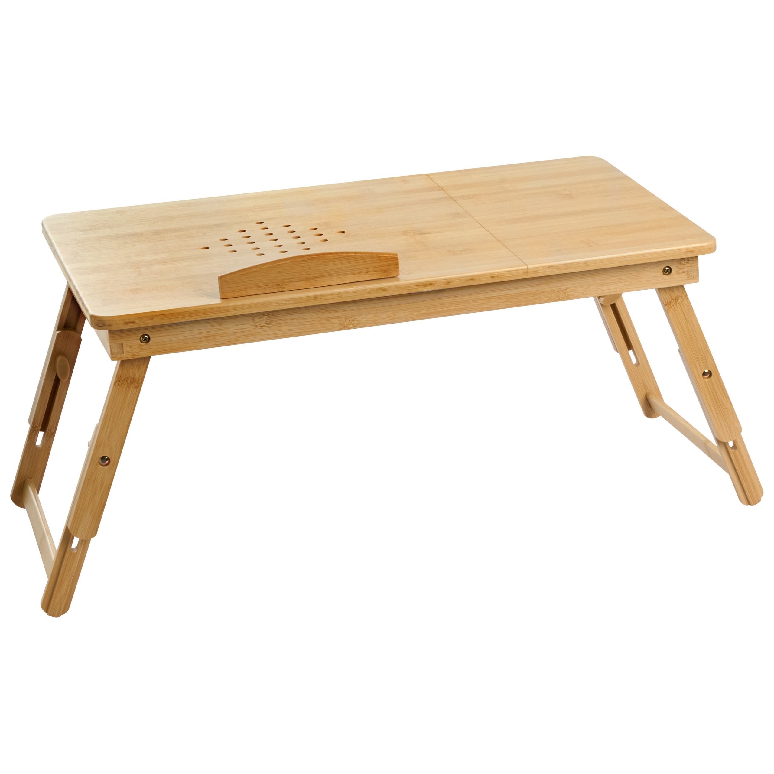 Justerbart laptopbord ORGE 57 cm 35 cm Ljusbrun