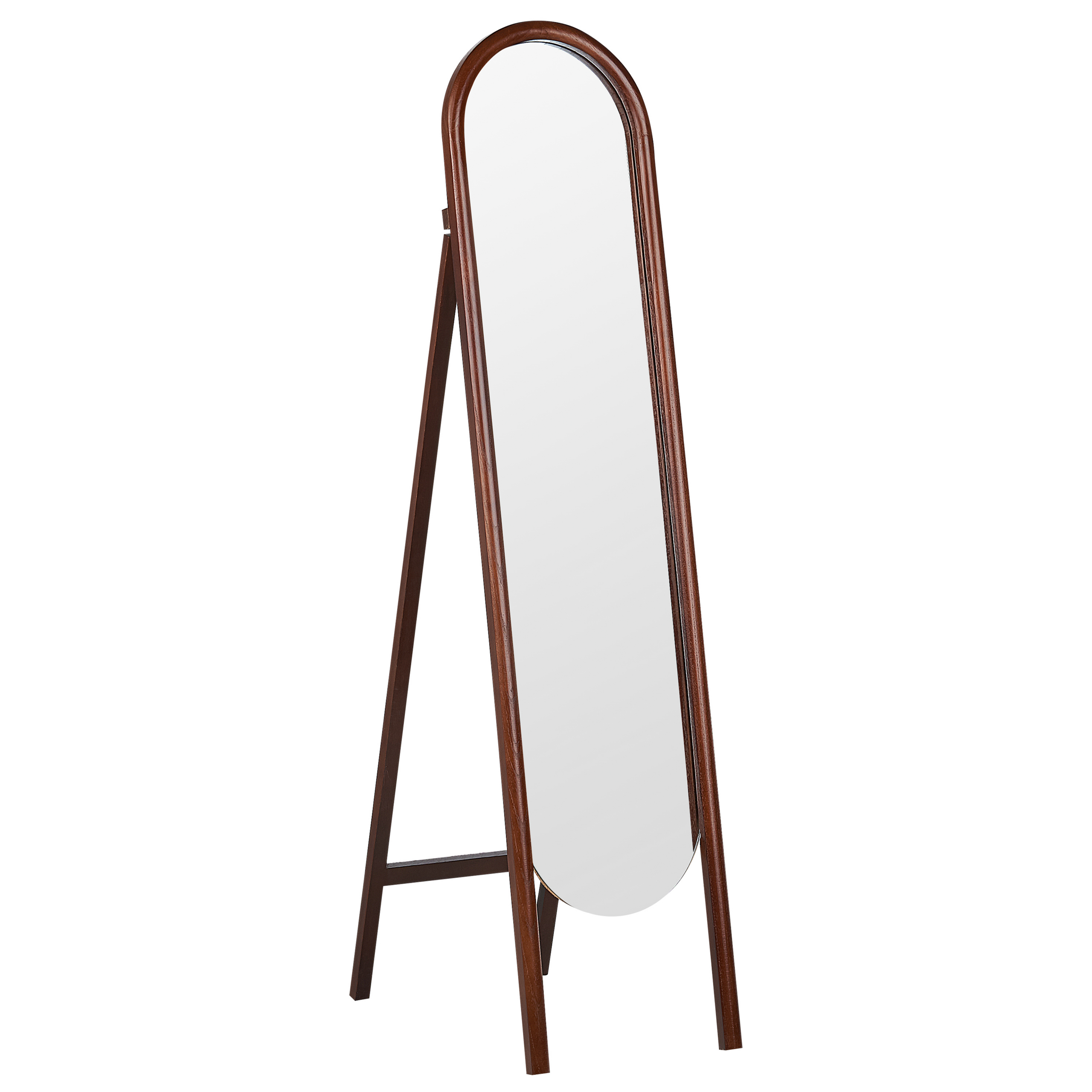 Golvspegel CHELLES 150 cm Kejsarträ Mörkbrun