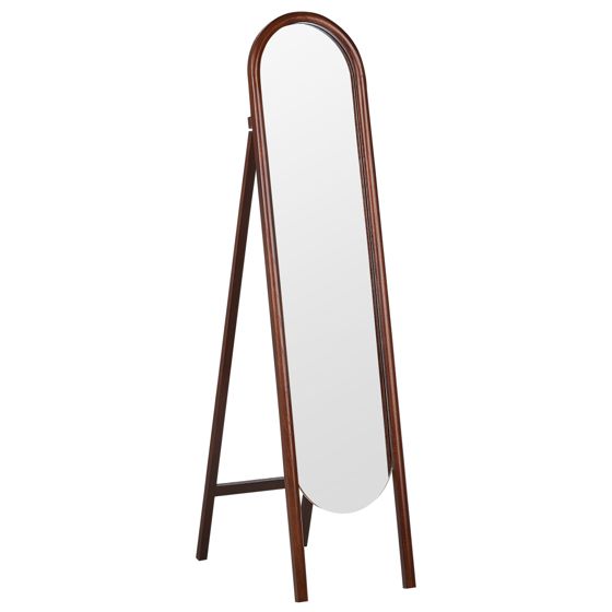 Golvspegel CHELLES 150 cm Kejsarträ Mörkbrun