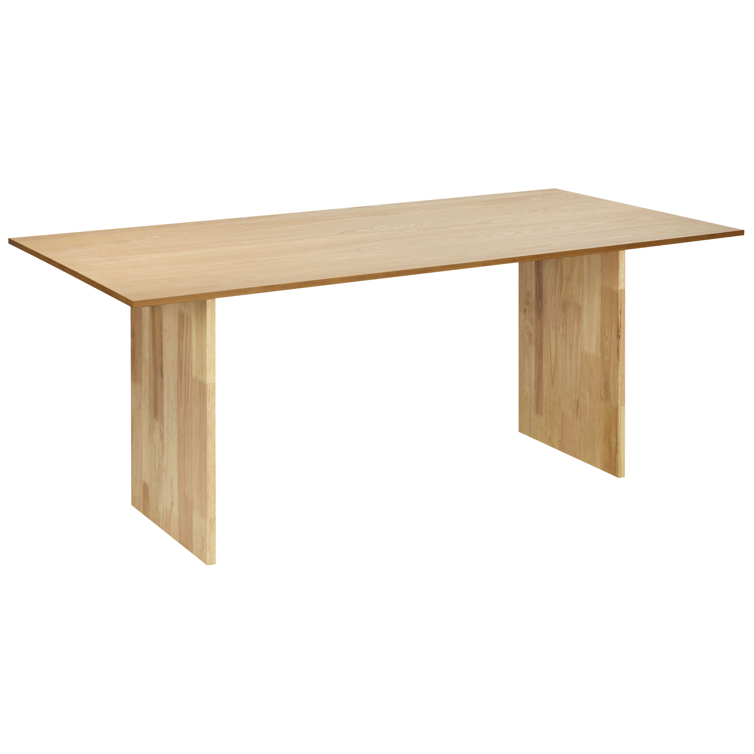 Matbord MOORA Naturlig askfanér 180 cm 90 cm
