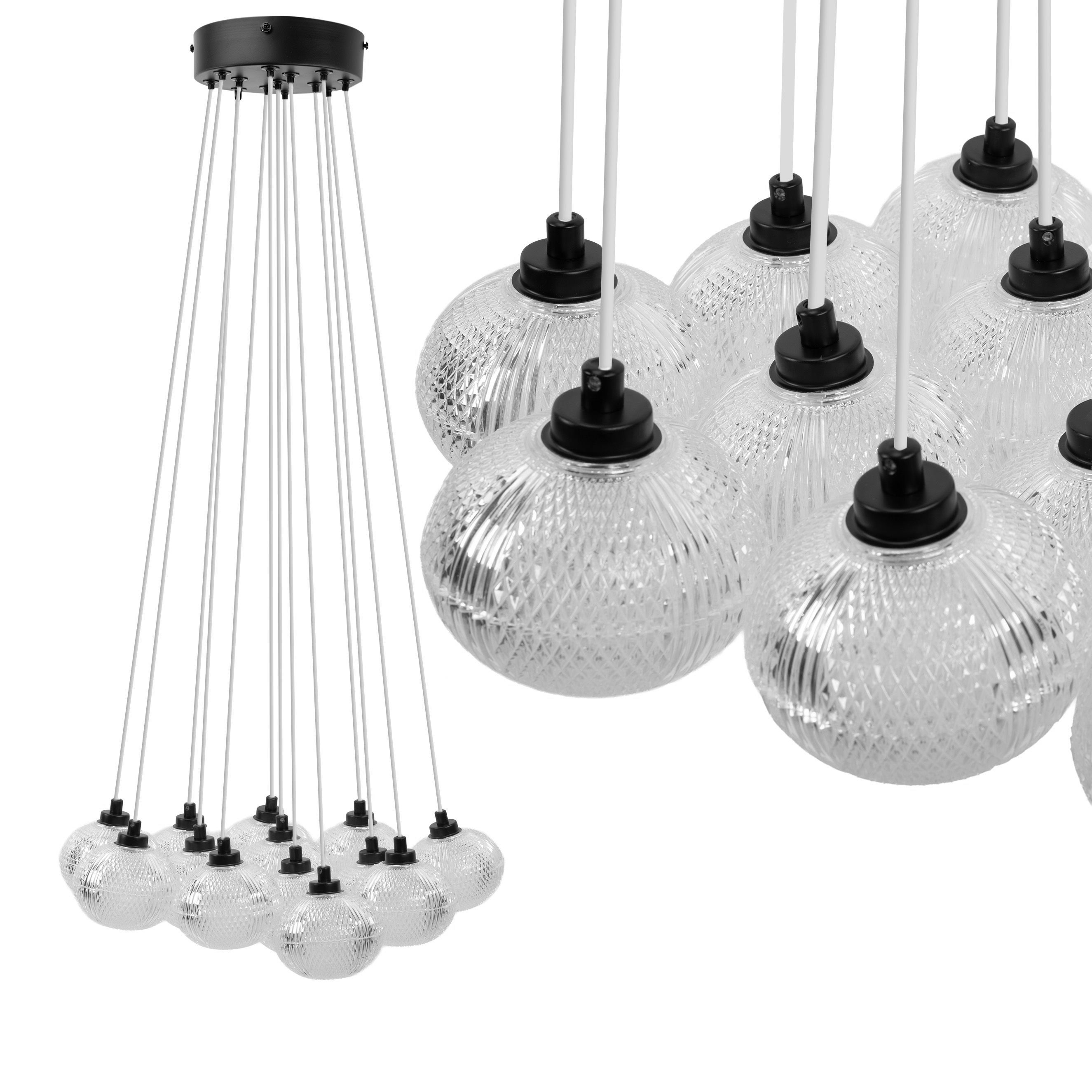 TOOLIGHT taklampa MS024-13CP Svart 15x15x115cm